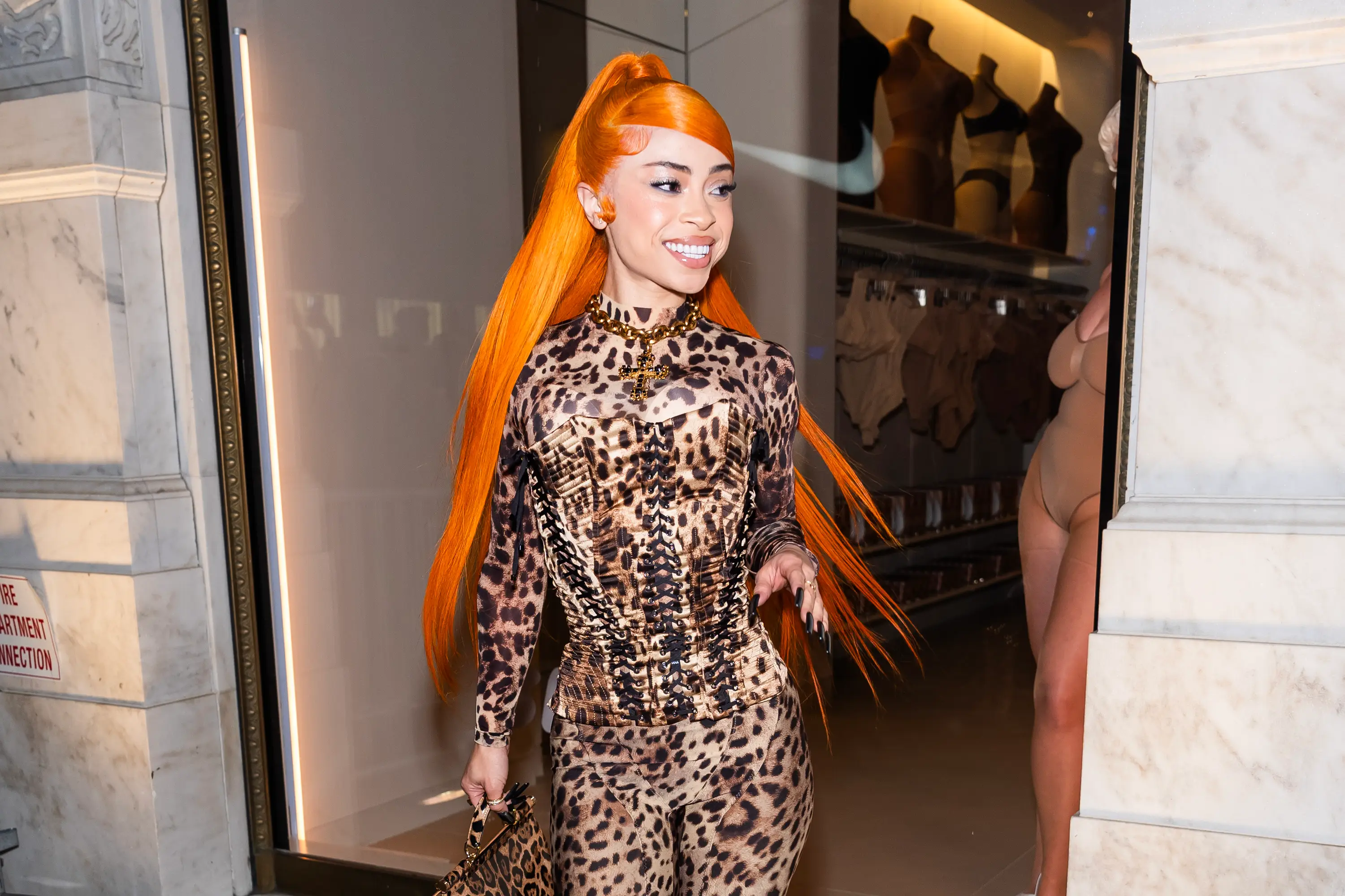 Ice Spice was on stage for just five minutes (TheStewartofNY/GC Images)