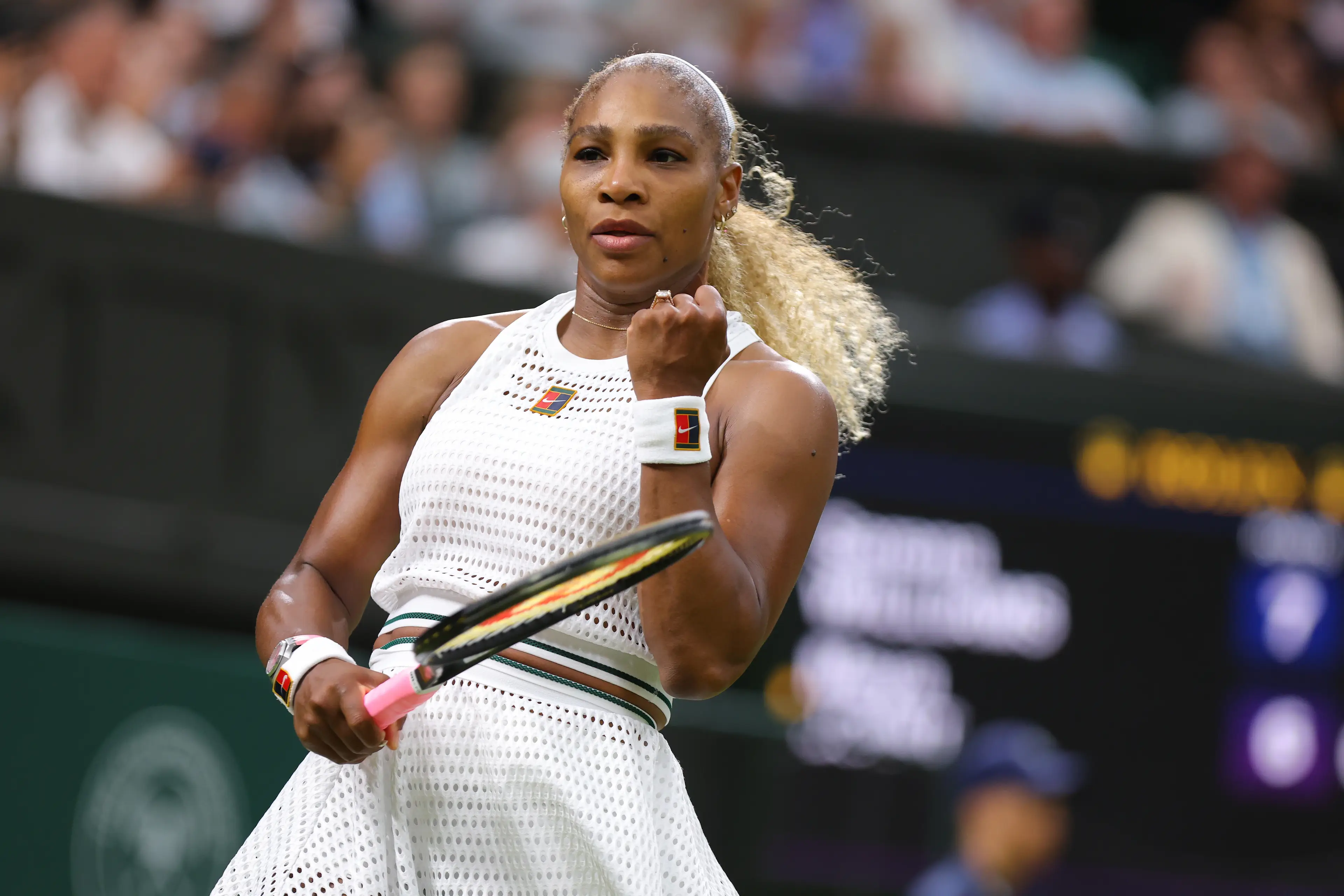 The tennis pro says she's lost 34 pound since starting to take Zepound (Shaun Brooks - CameraSport via Getty Images)