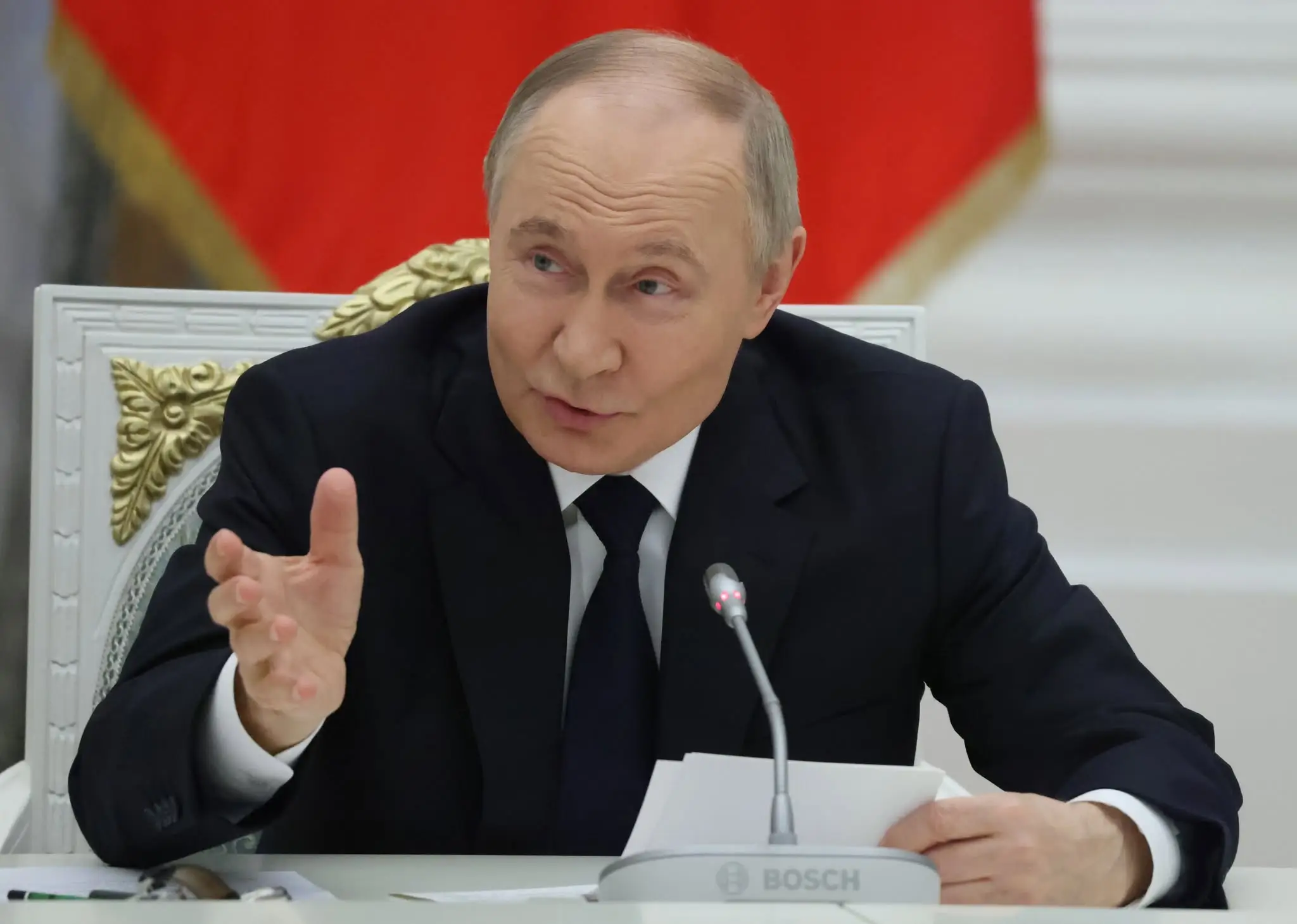Putin hit back with his own response (Contributor/getty Images)