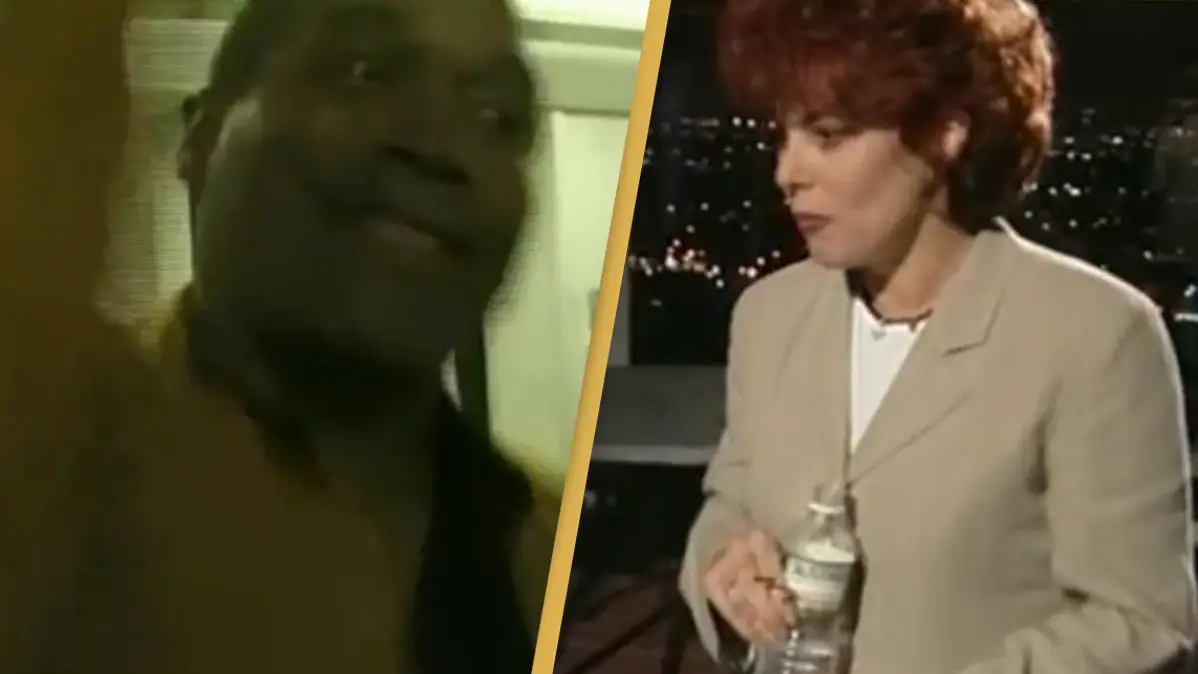 People disturbed by bizarre clip of OJ Simpson pretending to stab Ruby Wax as it goes viral after his death
