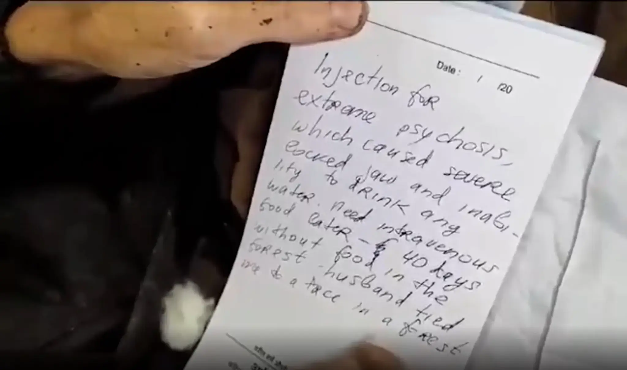 The 50-year-old wrote a distressing message. (India Today)