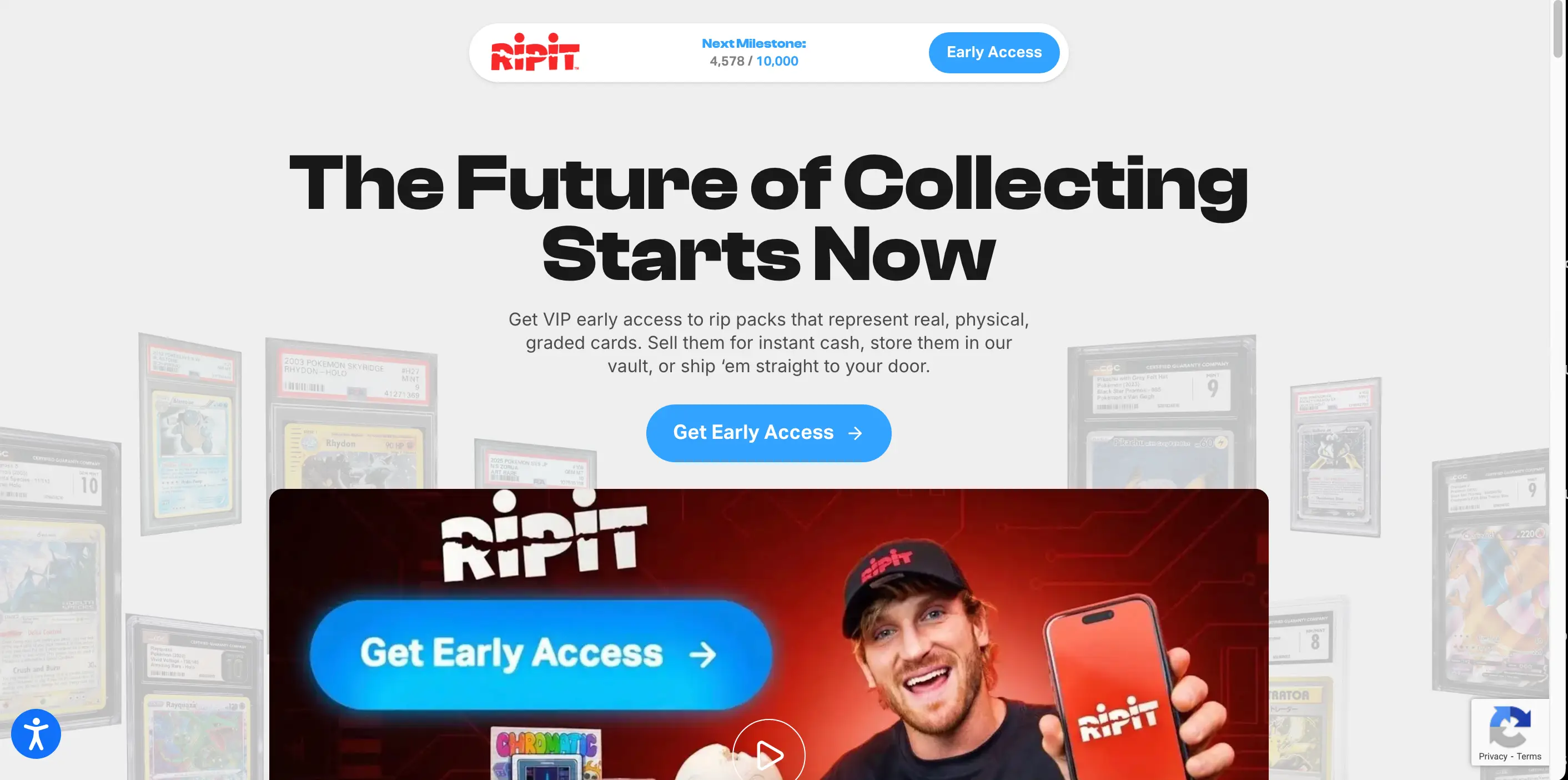 Paul was quick to launch his new venture, Ripit (Ripit)