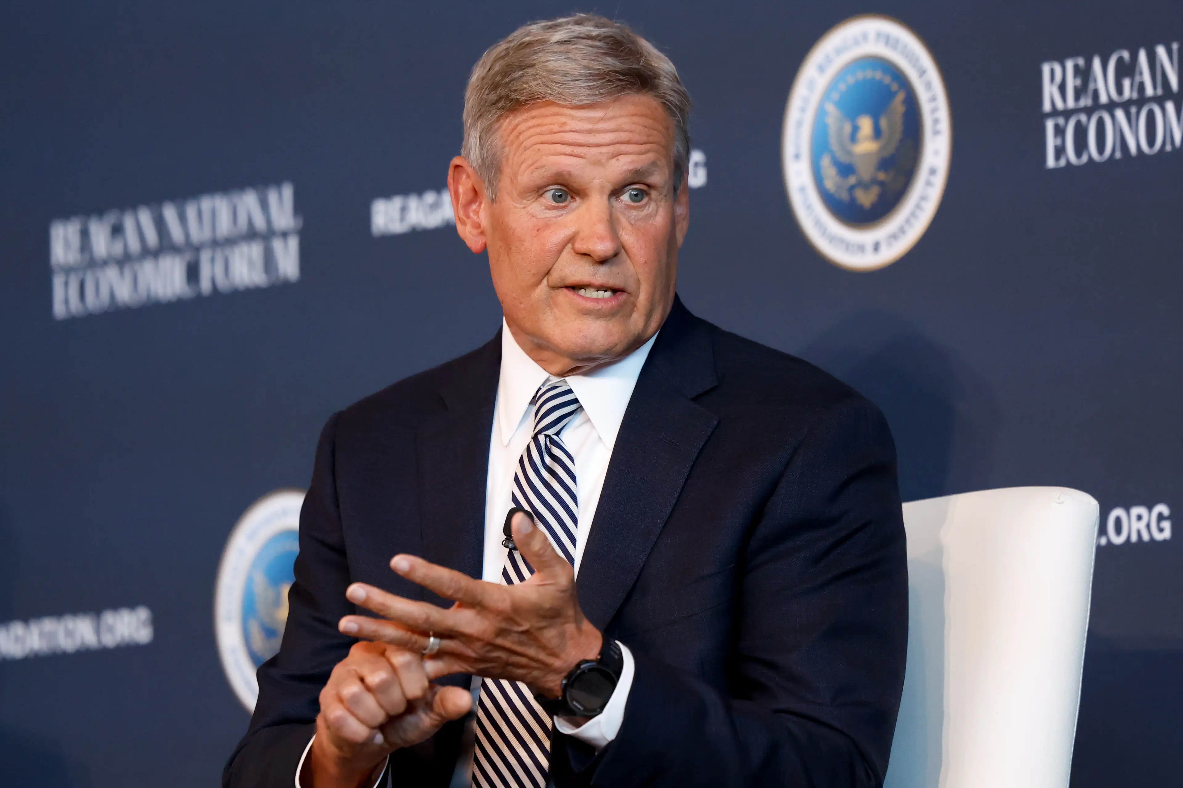 Tennessee governor Bill Lee has halted all remaining executions this year (Caroline Brehman/Bloomberg via Getty Images)