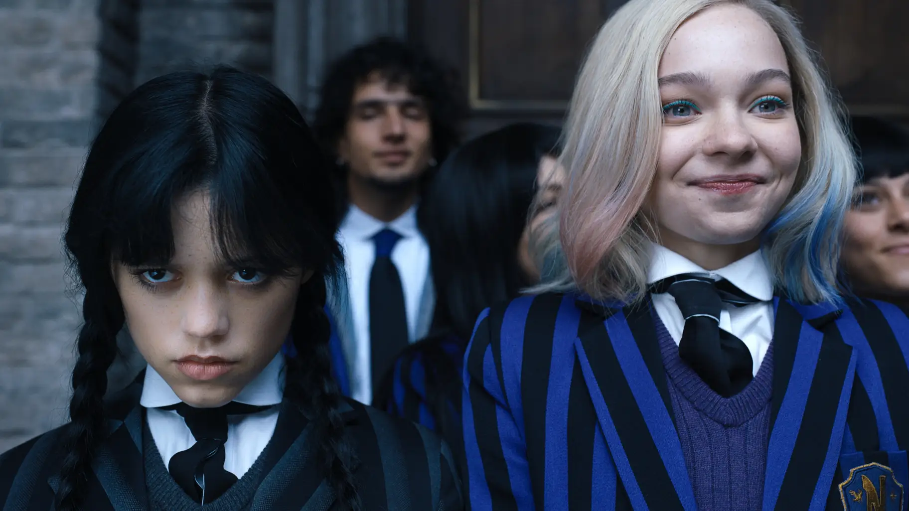 Enid and Wednesday are polar opposites in the Netflix series.