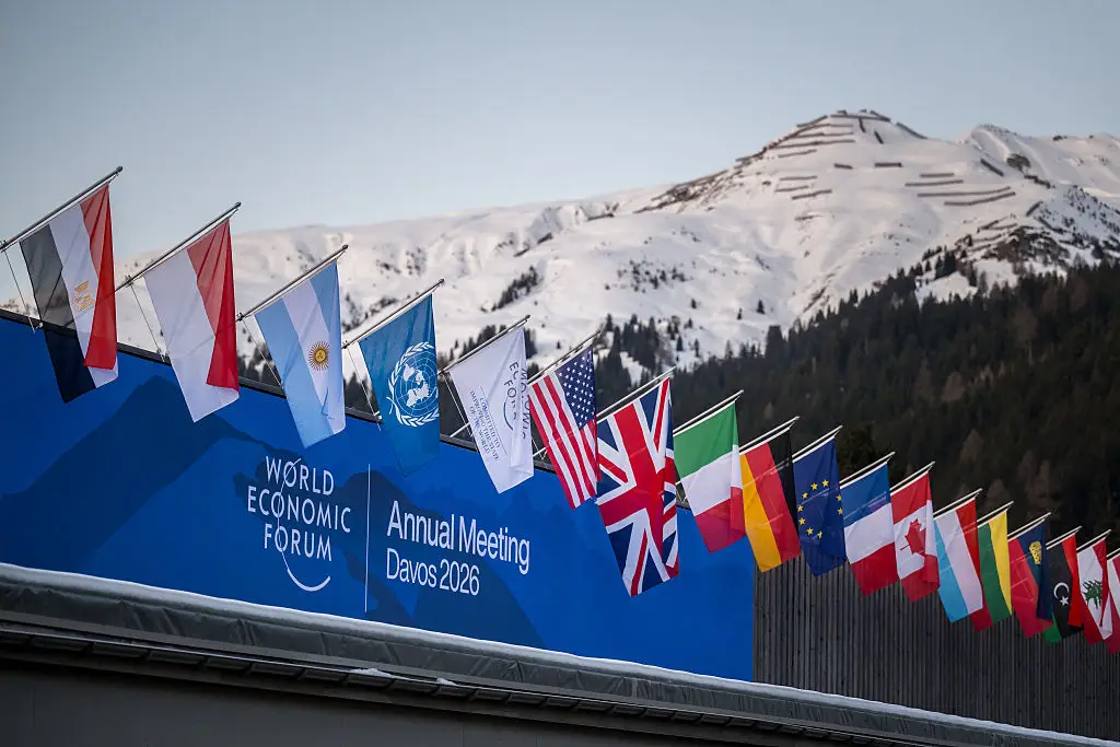 The World Economic Forum is currently taking place in Switzerland (Fabrice COFFRINI / AFP via Getty Images)