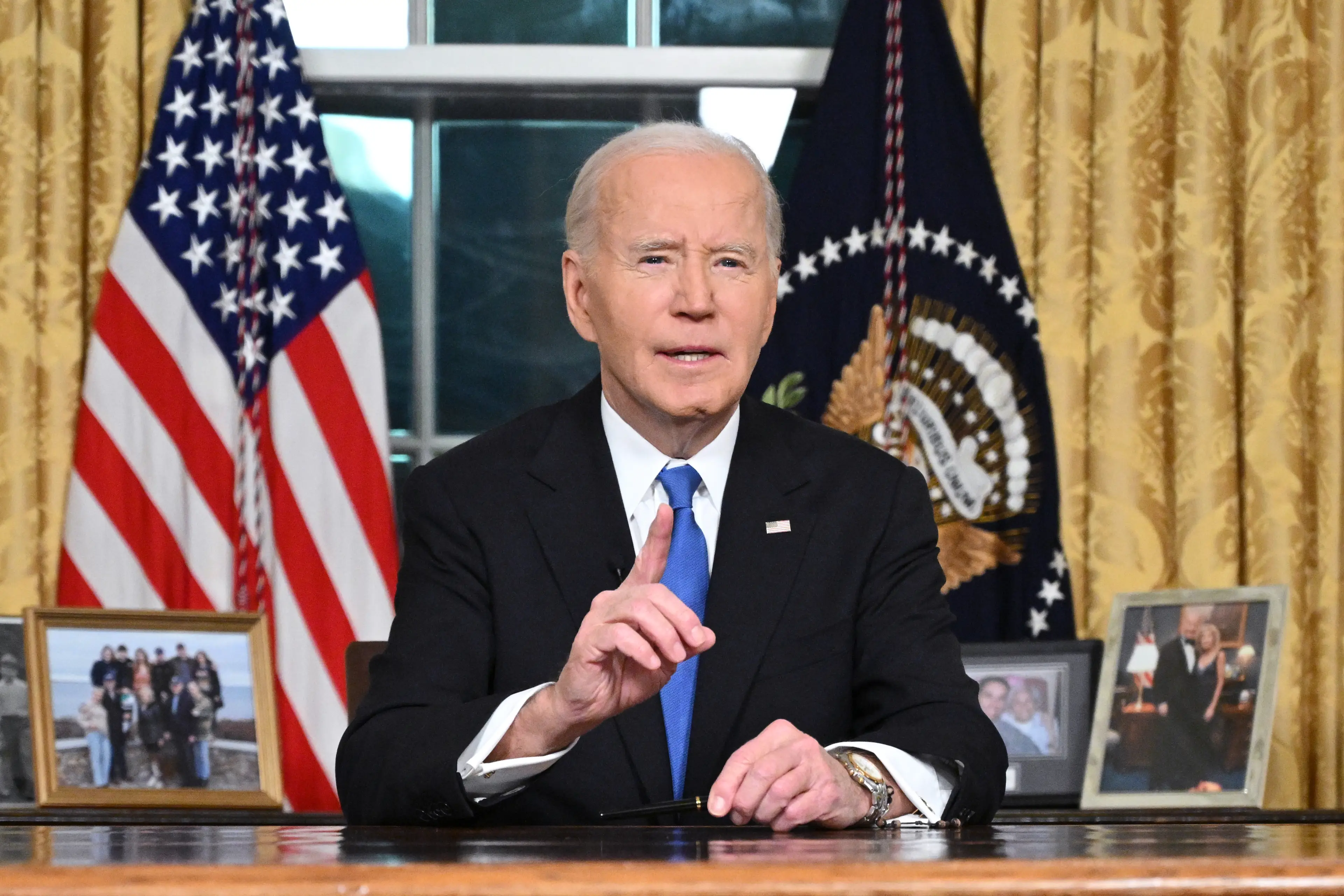 The order accuses Biden's administration of 'radical practices' (Mandel Ngan - Pool/Getty Images) 