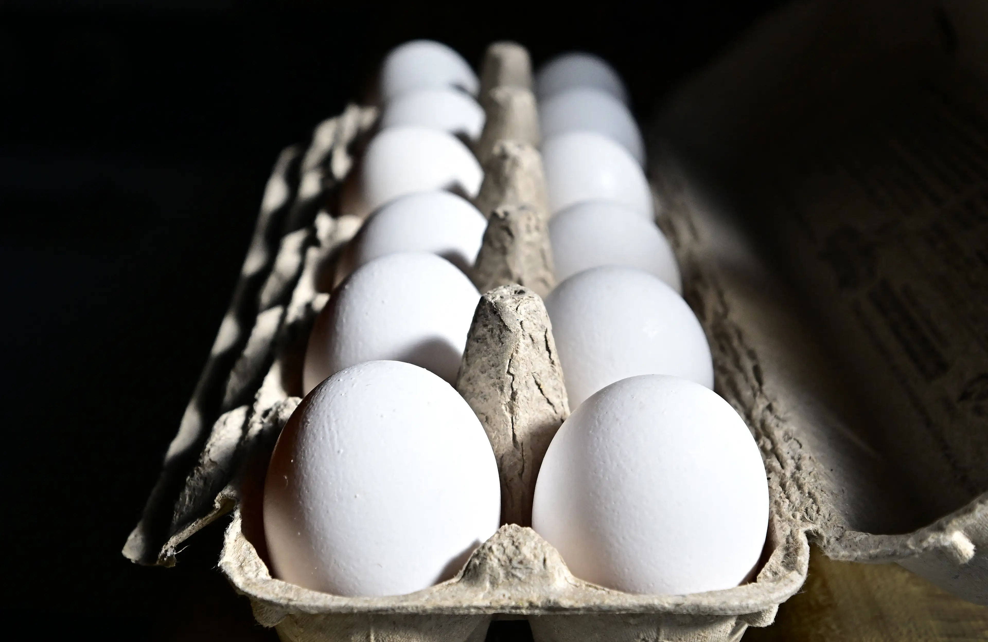 Could you stomach 24 eggs per day for a month? (FREDERIC J. BROWN/AFP via Getty Images)