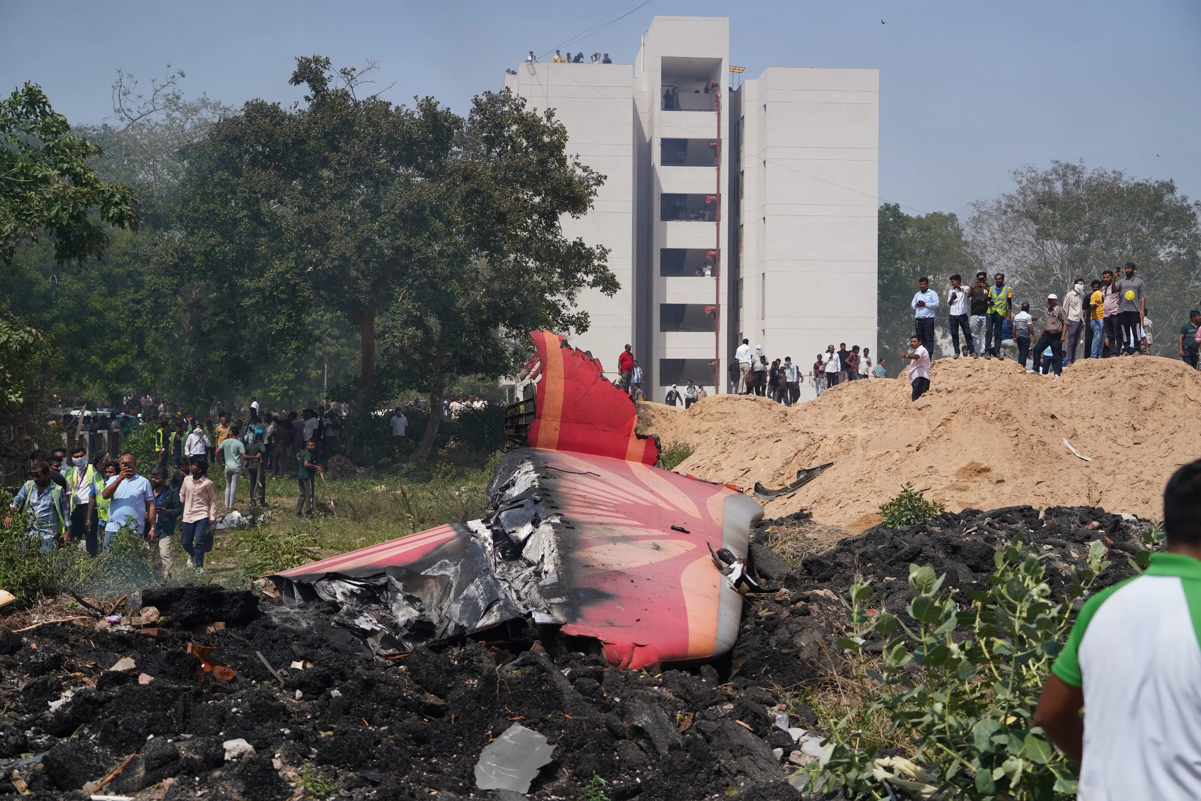 The cause of the crash is currently being investigated (Siddharaj Solanki/Bloomberg via Getty Images)