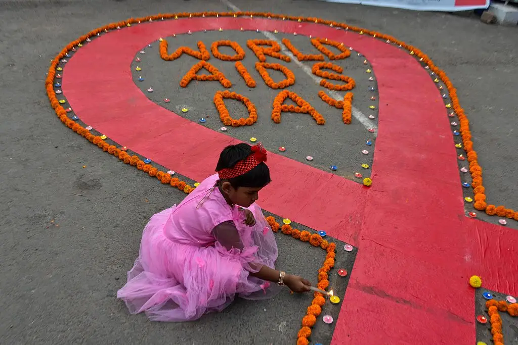 December 1 marked World AIDs Day (Debarchan Chatterjee/NurPhoto via Getty Images)
