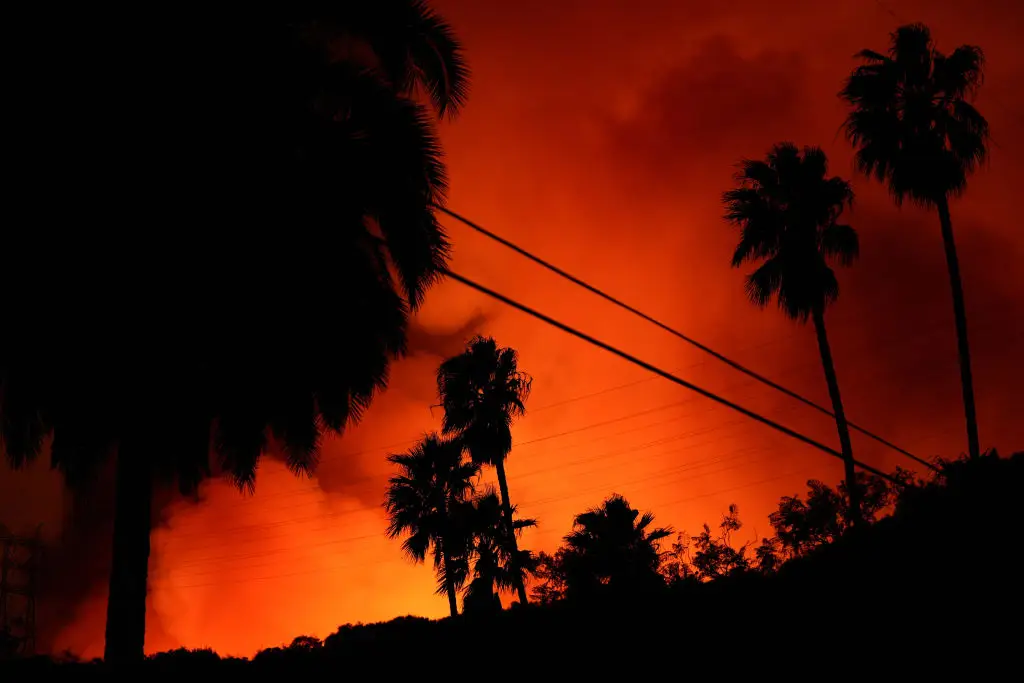 Millionaires in LA are paying for private firefighters (Lokman Vural Elibol/Anadolu via Getty Images)