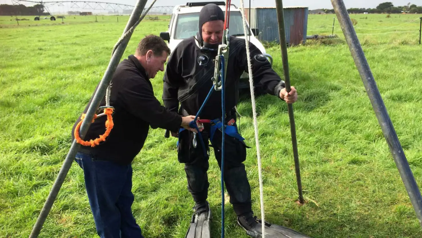 Now, only CDAA-qualified divers are allowed to go into the Shaft (ABC Australia)