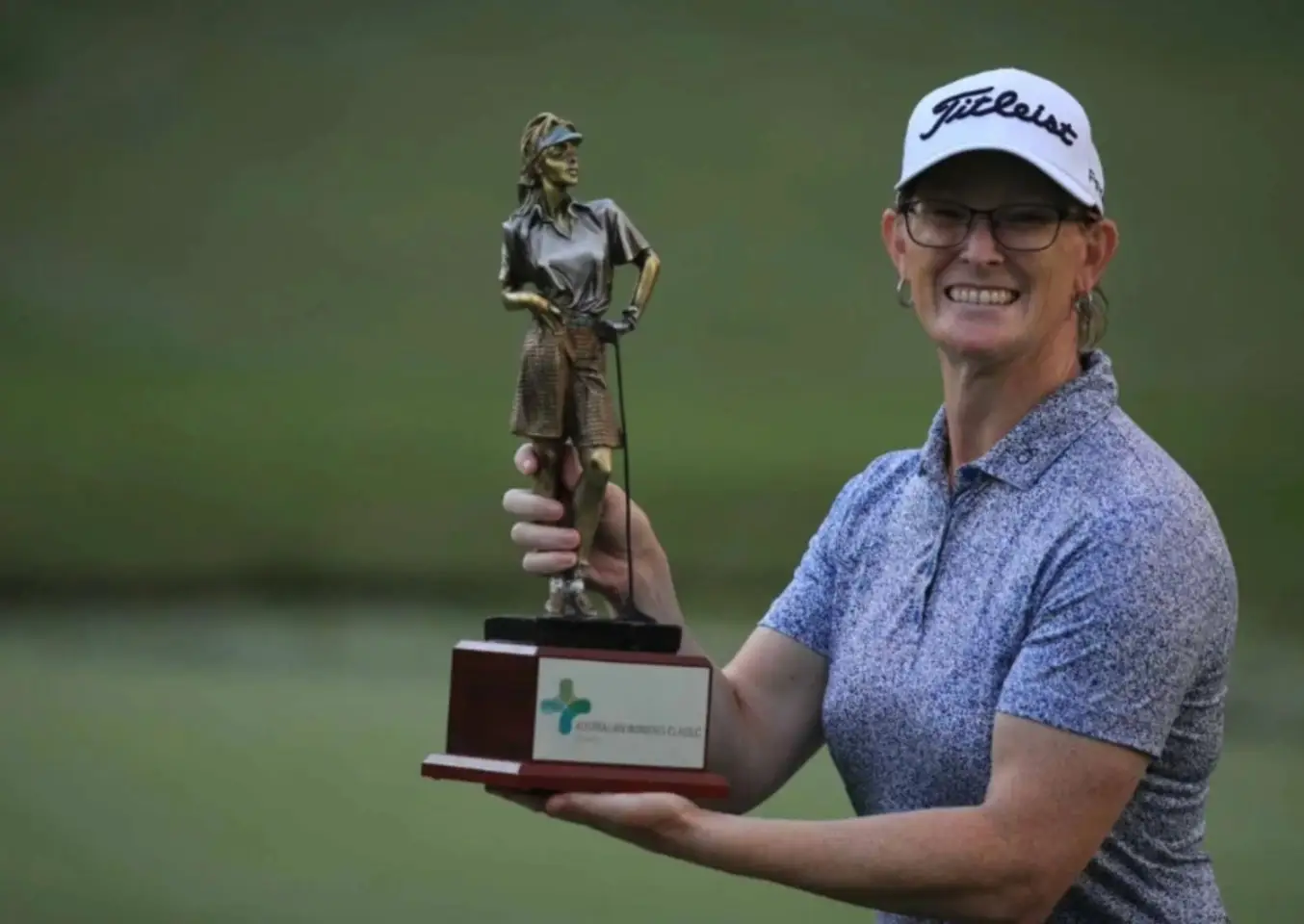 Breanna Gill won the Australian Women’s Classic trophy last week.