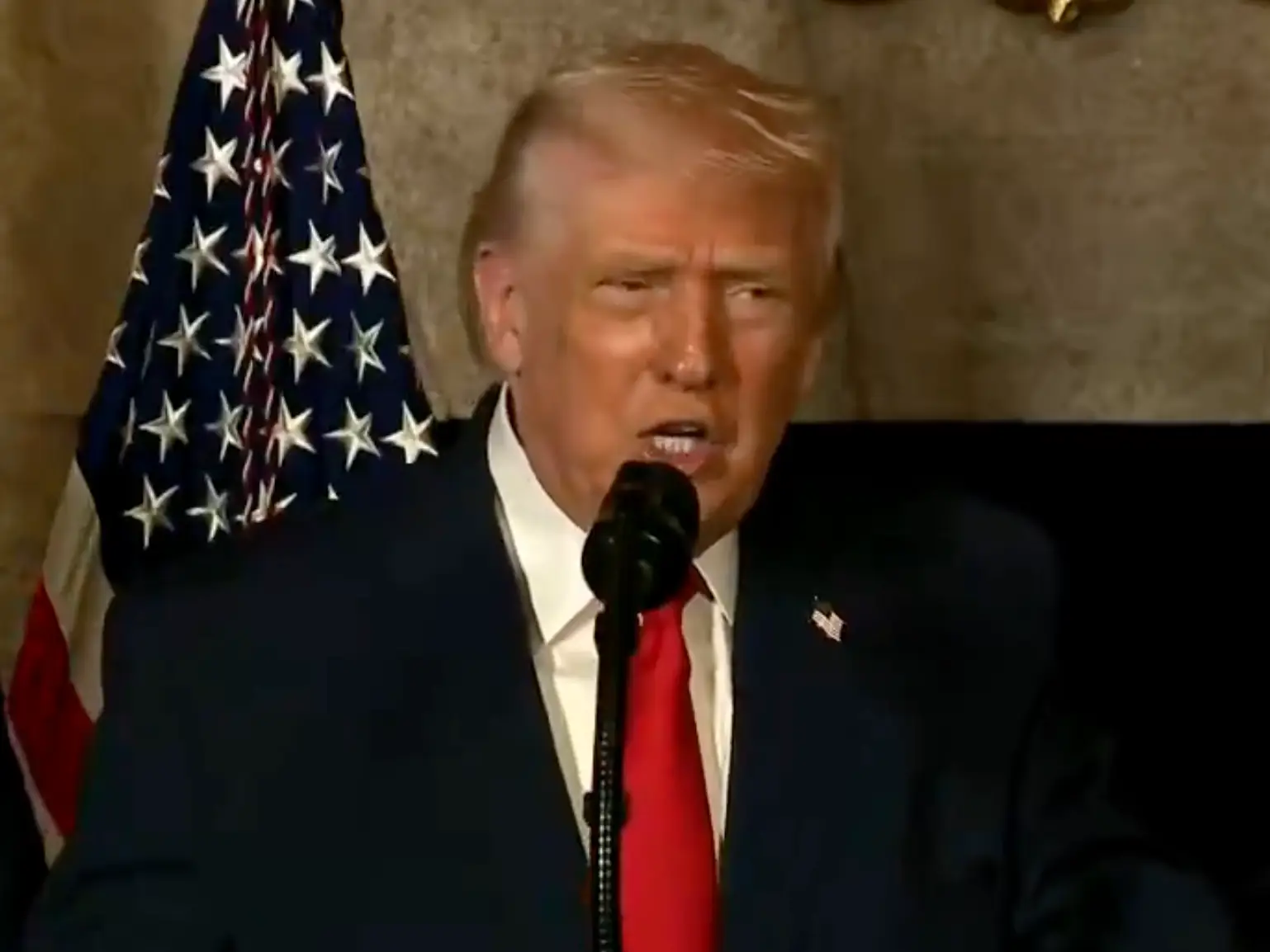 Trump's argument hasn't gone down well on social media (The White House)