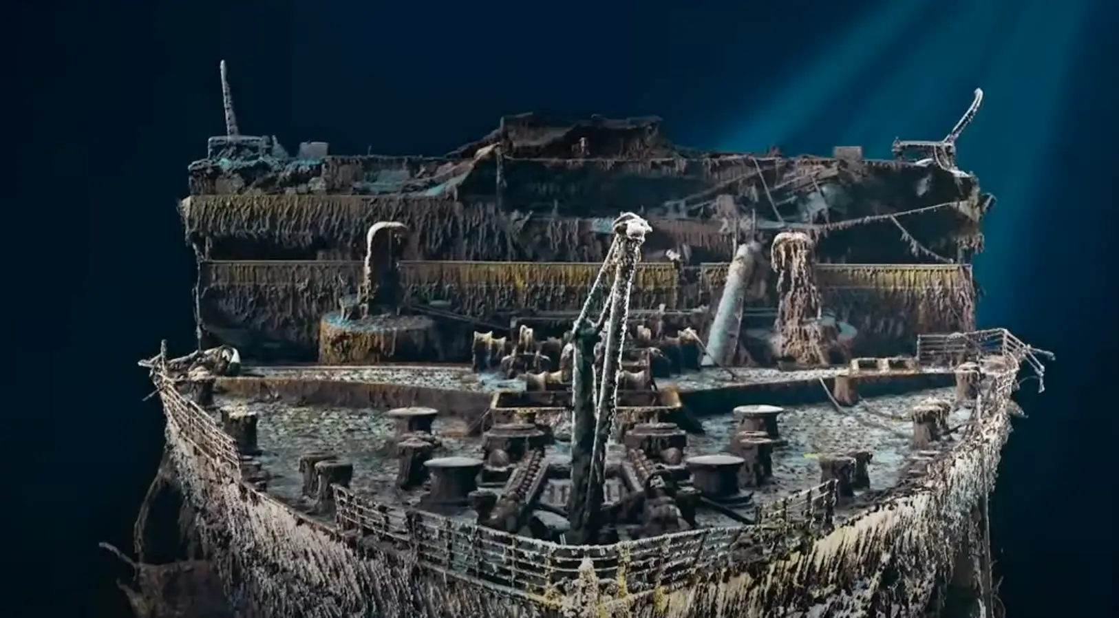 A 3D scanning of the Titanic (YouTube/ National Geographic) 