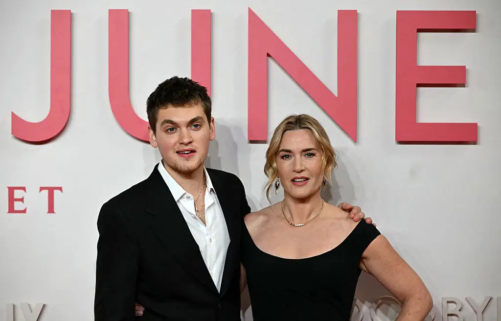 Winslet's son Joe wrote the screenplay for her latest movie, Goodbye June (JUSTIN TALLIS / AFP via Getty Images)
