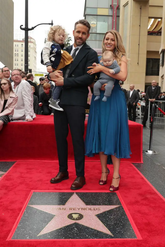 Ryan Reynolds and Lively pictured with two of their four children back in 2016 (Getty images/Eric Charbonneau)