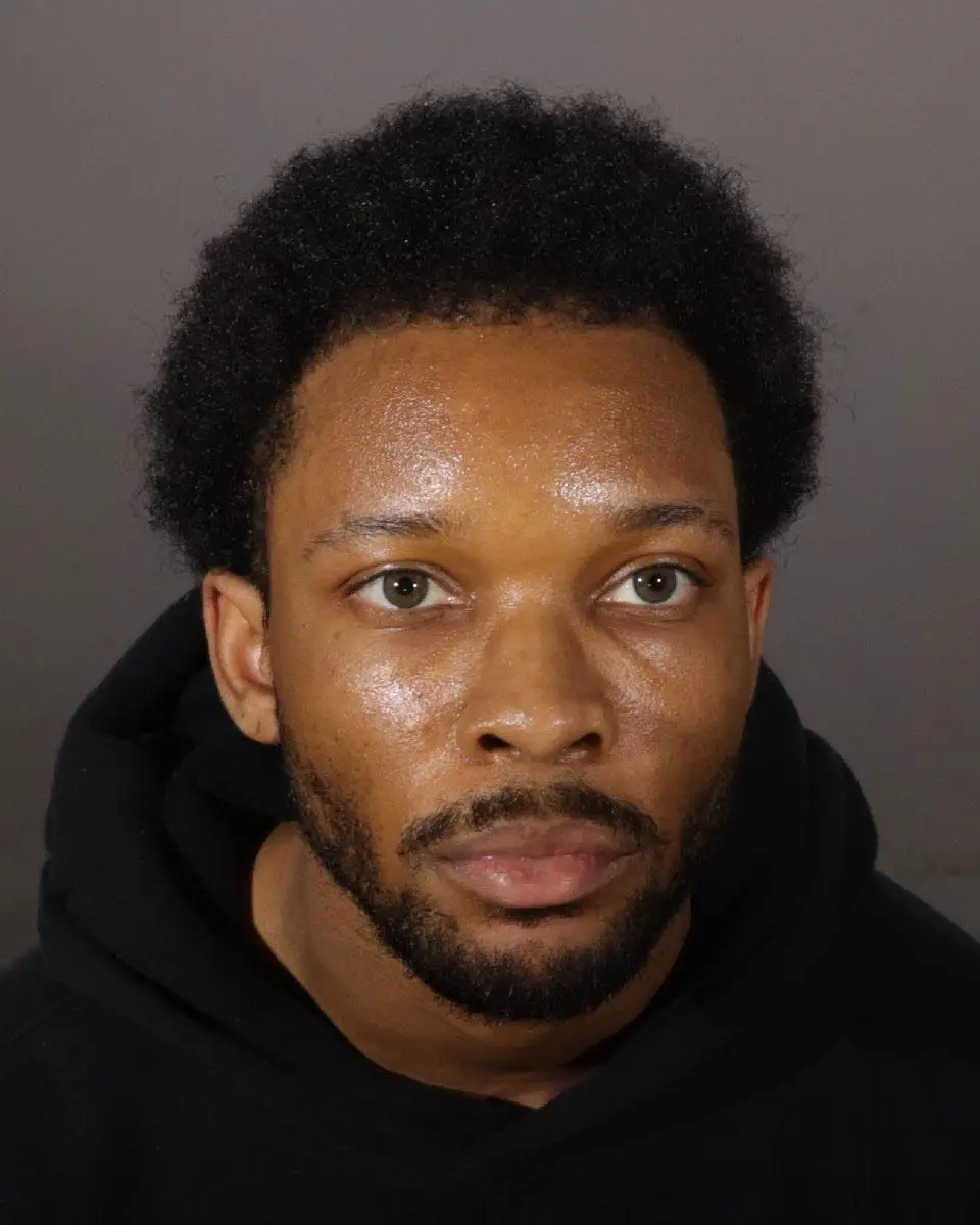 A mugshot of David Anthony Burke, known as D4vd, who has been charged with murdering 14-year-old Celeste Rivas Hernandez (Los Angeles County District Attorney's Office)