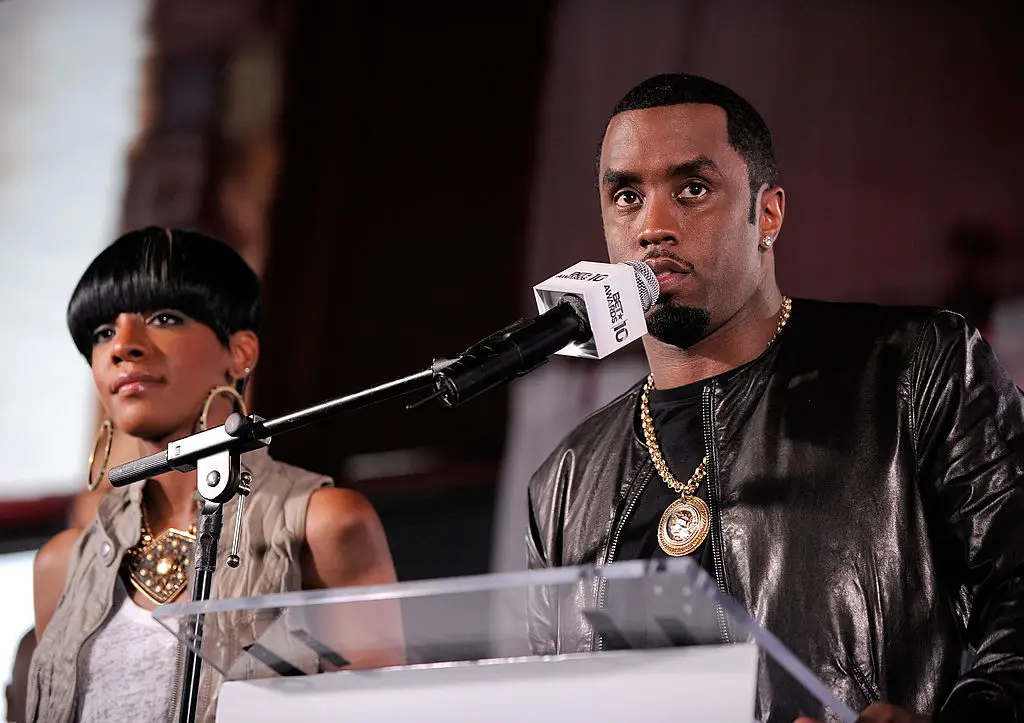 Richard pictured with Combs back in 2010 when she was still signed to his record label (Jemal Countess/Getty Images)