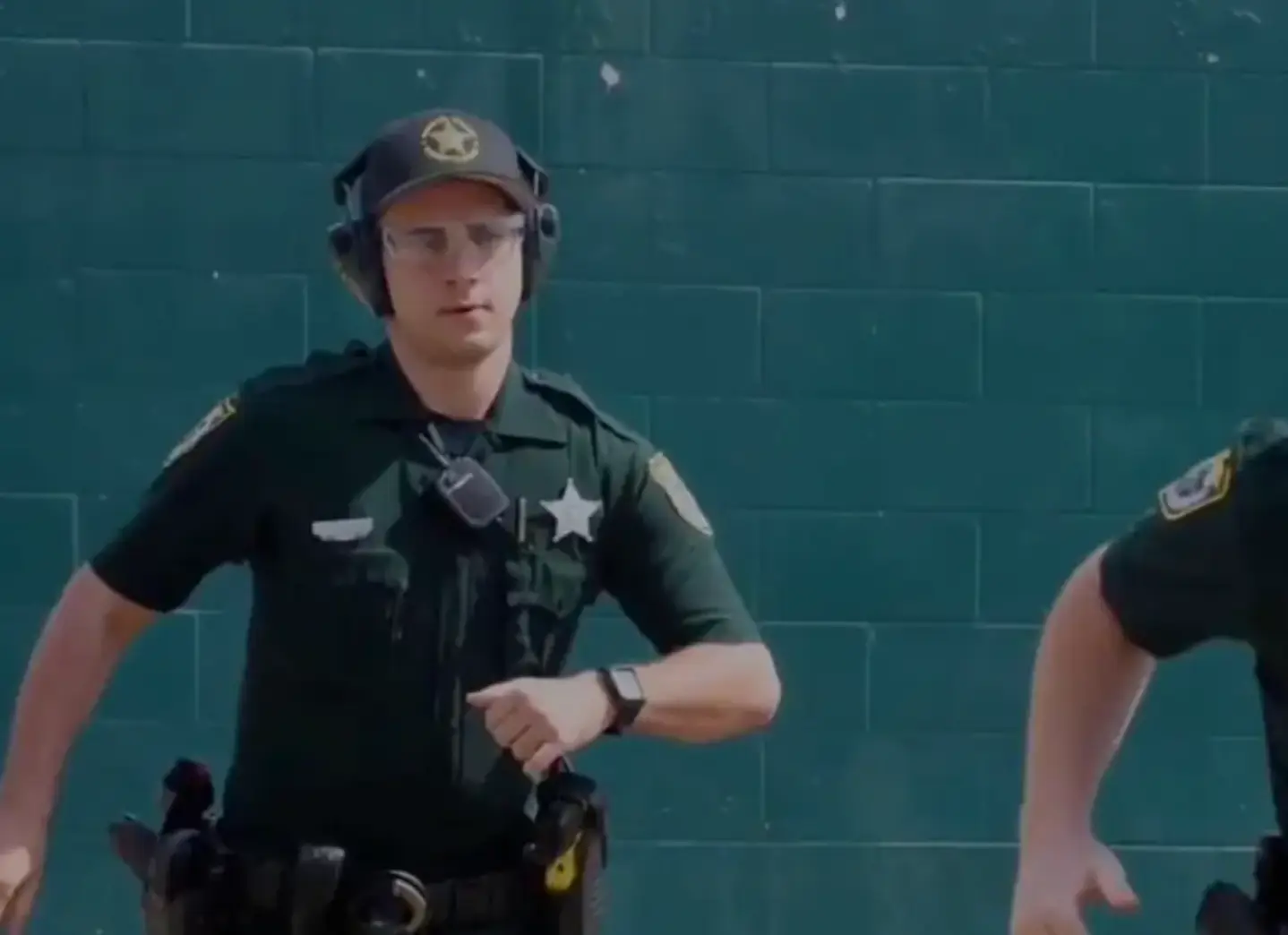 Deputy Andrew Lawson shot his roommate on Saturday.