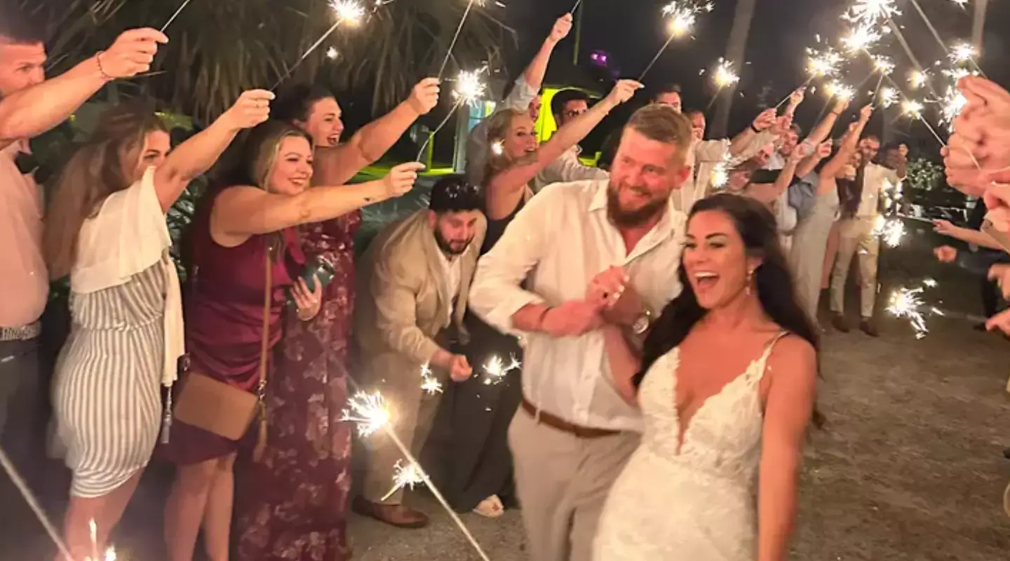 The happy couple captured not long before they were hit by the drunk driver (GoFundMe)
