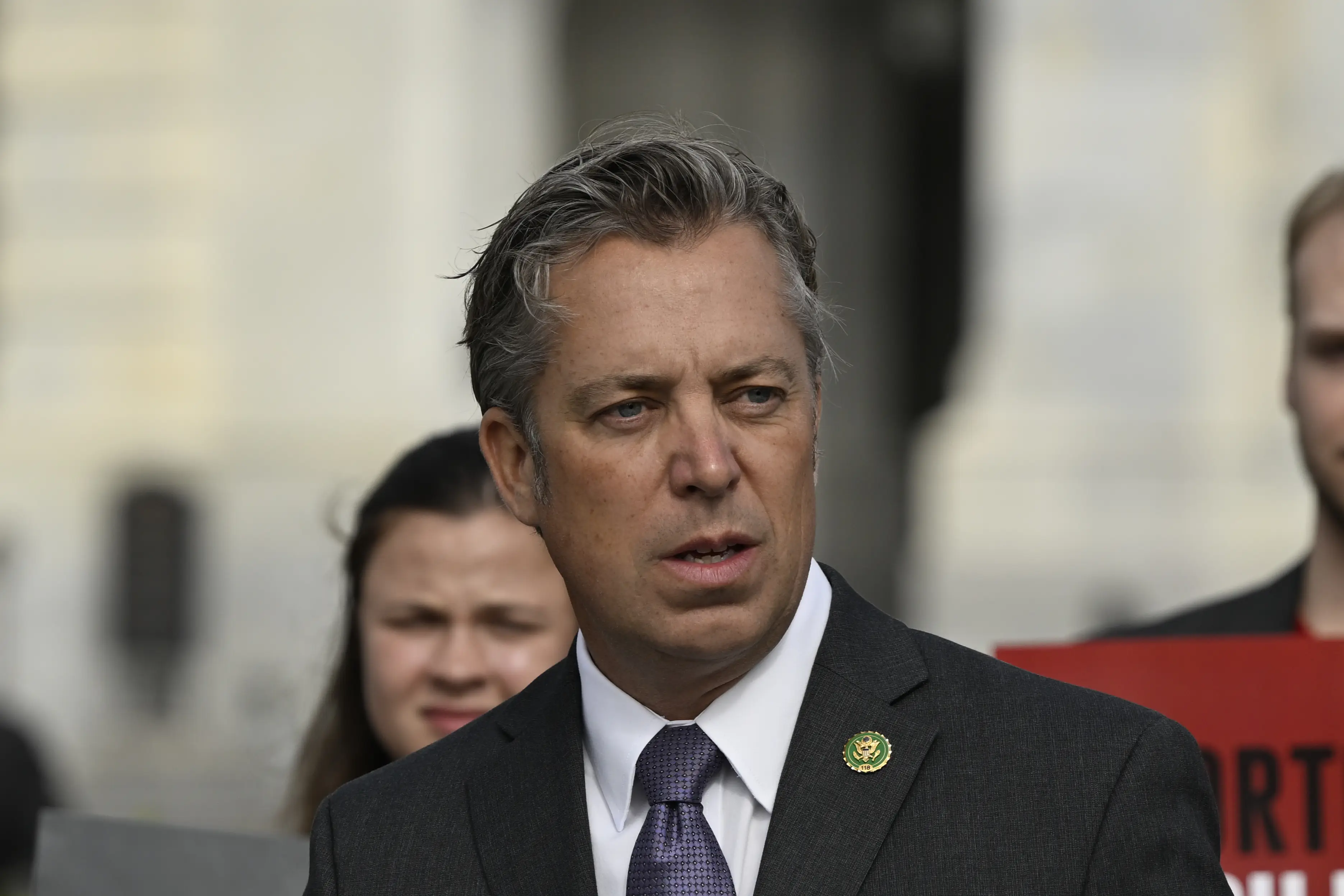 US Representative Andy Ogles wants President Trump to be able to run for a 3rd term (Celal Gunes/Anadolu Agency via Getty Images)