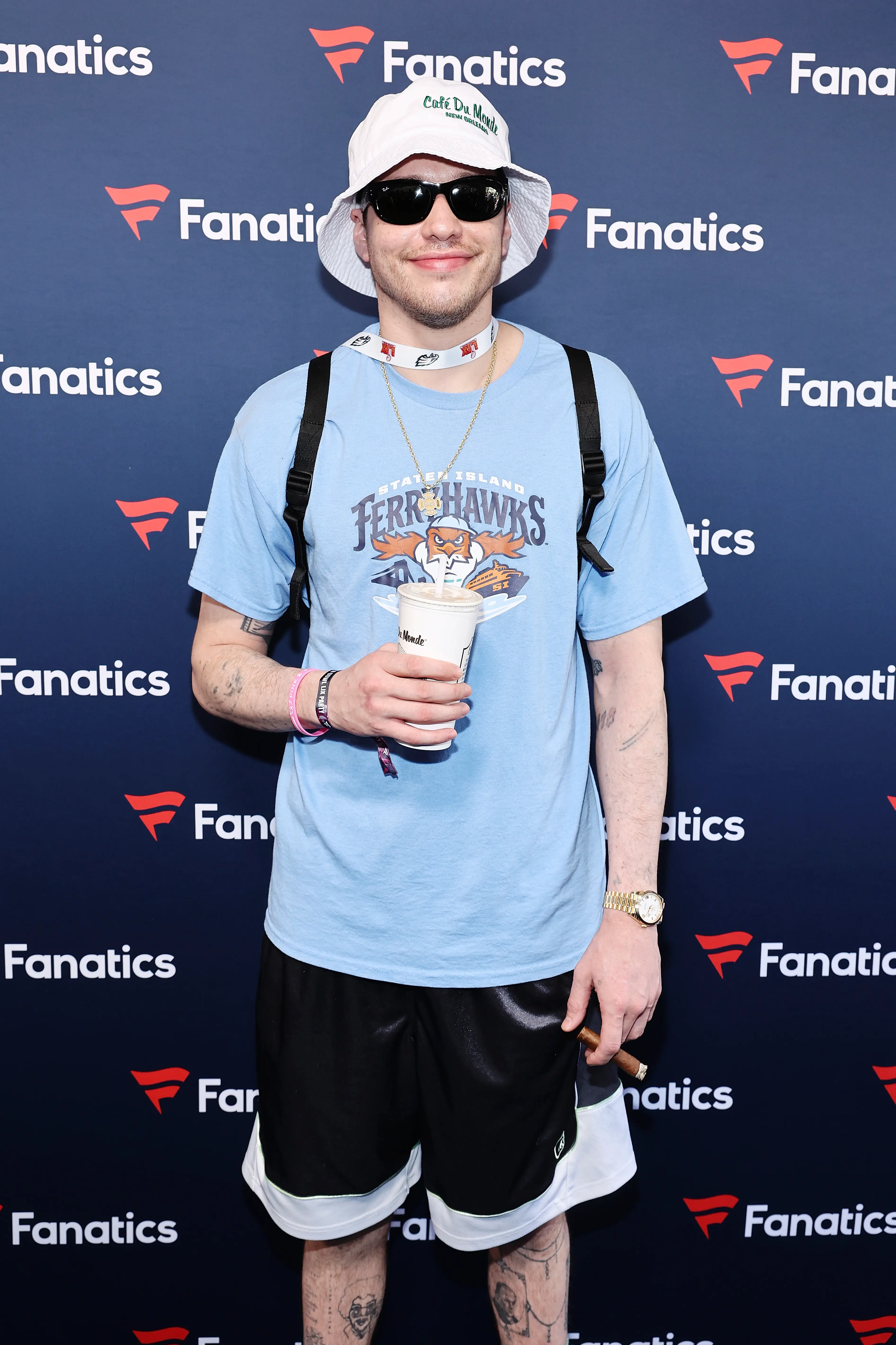 Pete Davidson's arms used to be full of tattoos (Cindy Ord/Getty Images for Fanatics)