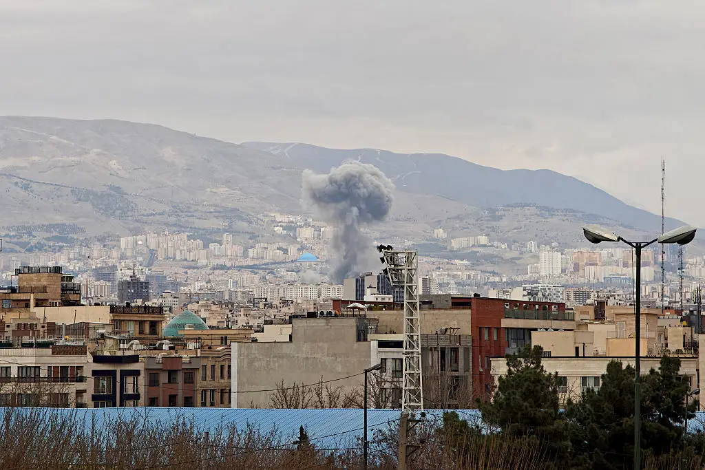 The US and Israel launched waves of strikes against Iran (Majid Saeedi/Getty Images)