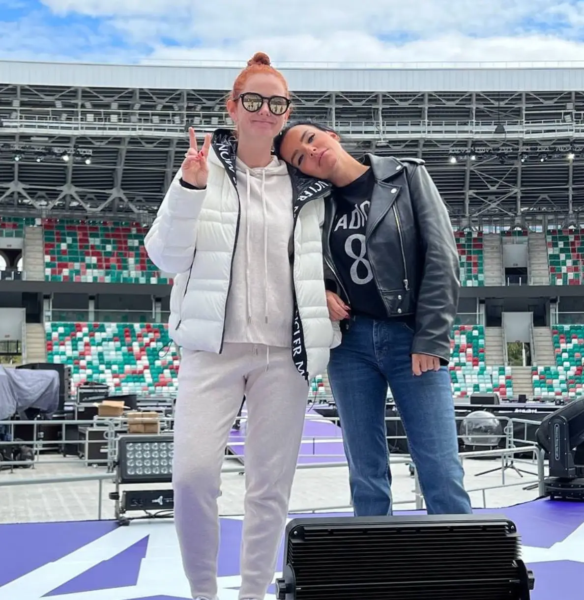 Lena and Julia reunited last year.