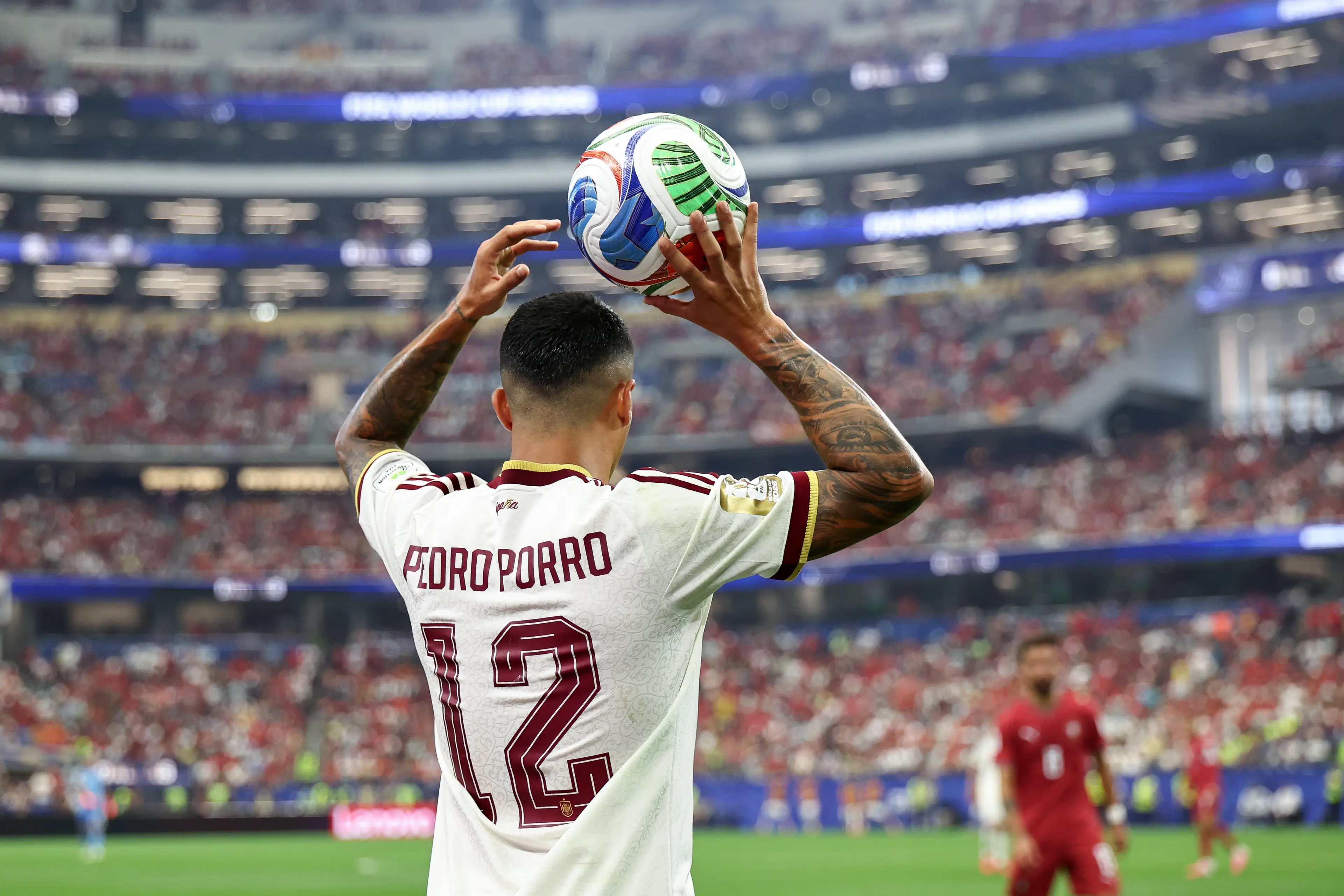 Soccer players have to take a thrown in within a five second period (Omar Vega/Getty Images)