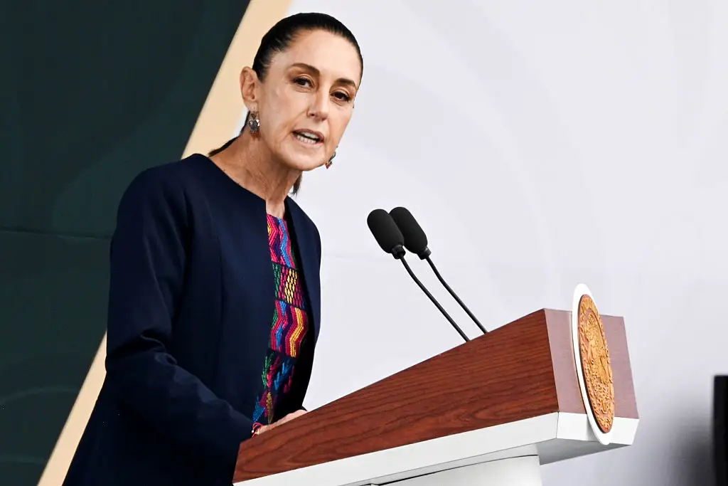 Claudia Sheinbaum and Trump have apparently agreed to a new 90-day negotiation period (Rodrigo del Río/ObturadorMX/Getty Images)