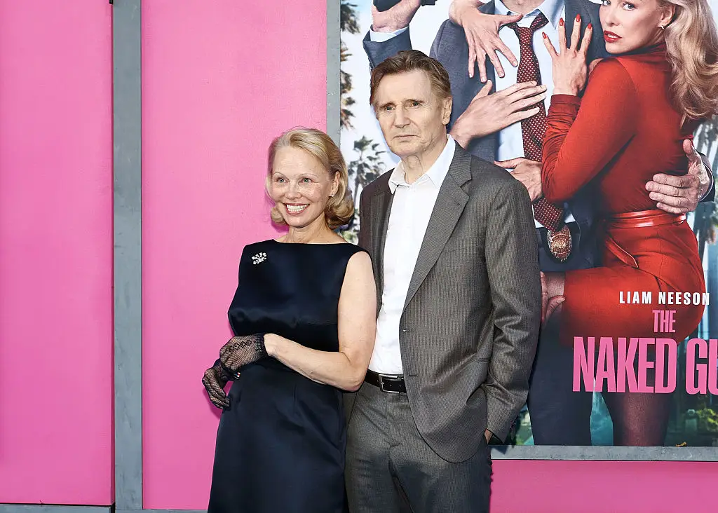 People have called Pamela Anderson and Liam Neeson's apparent romance 'the best news of 2025' (Arturo Holmes/WireImage)