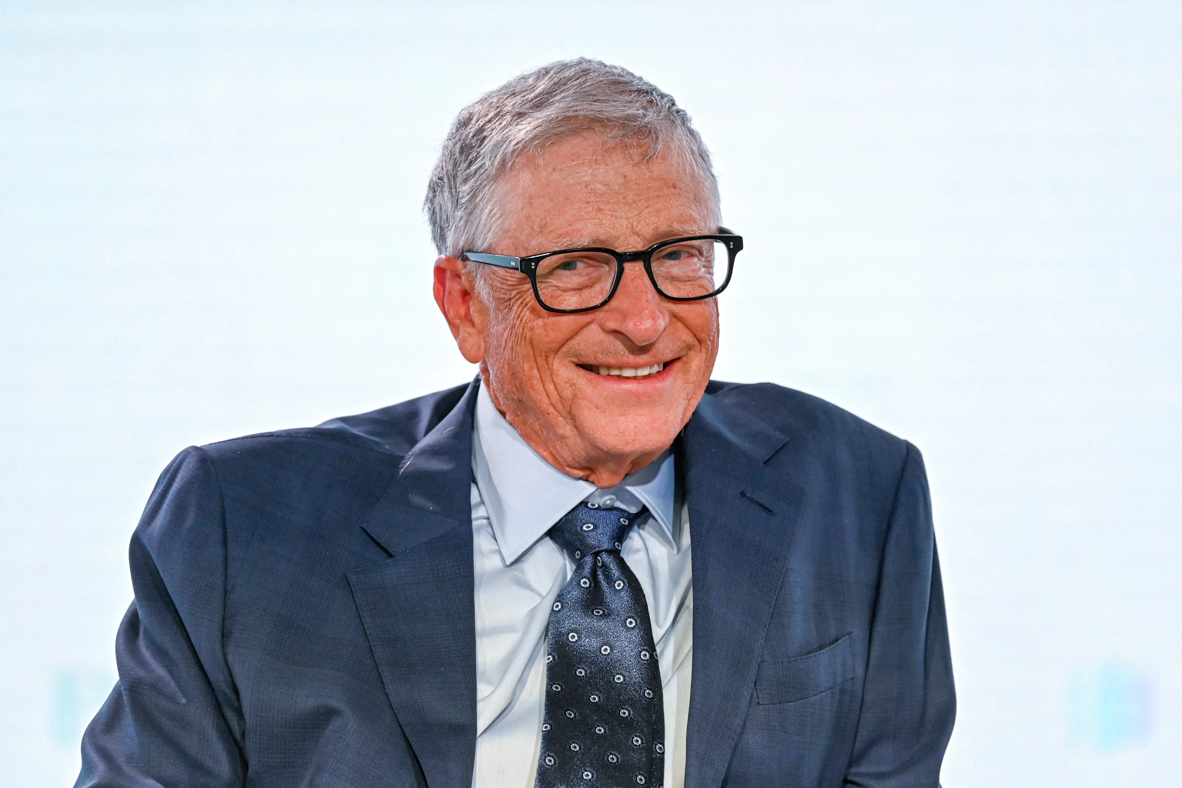 The Microsoft co-founder discussed advancements in technology (ROSLAN RAHMAN/AFP via Getty Images)