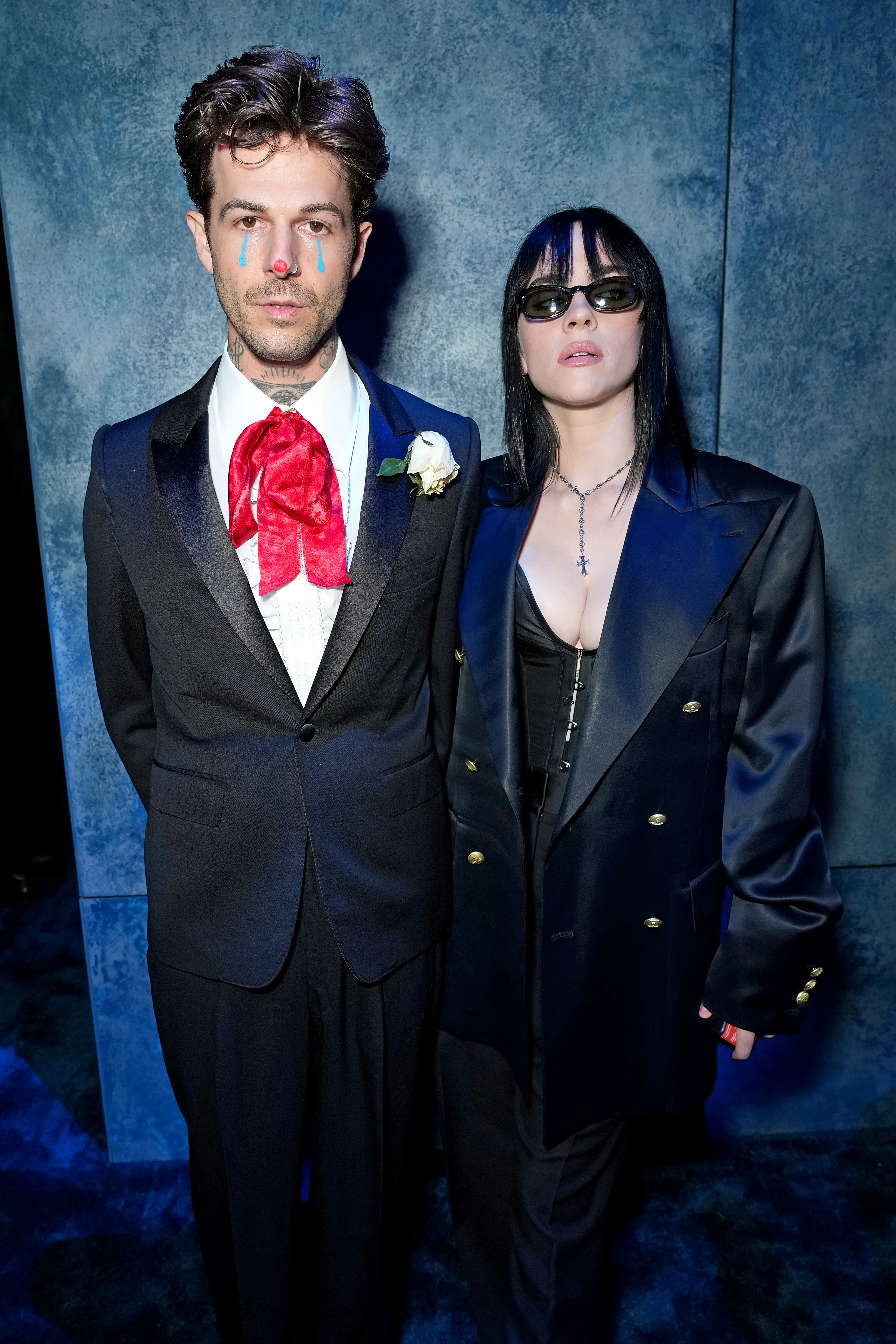 Billie Eilish and Jesse Rutherford. (Kevin Mazur/VF23/WireImage for Vanity Fair)