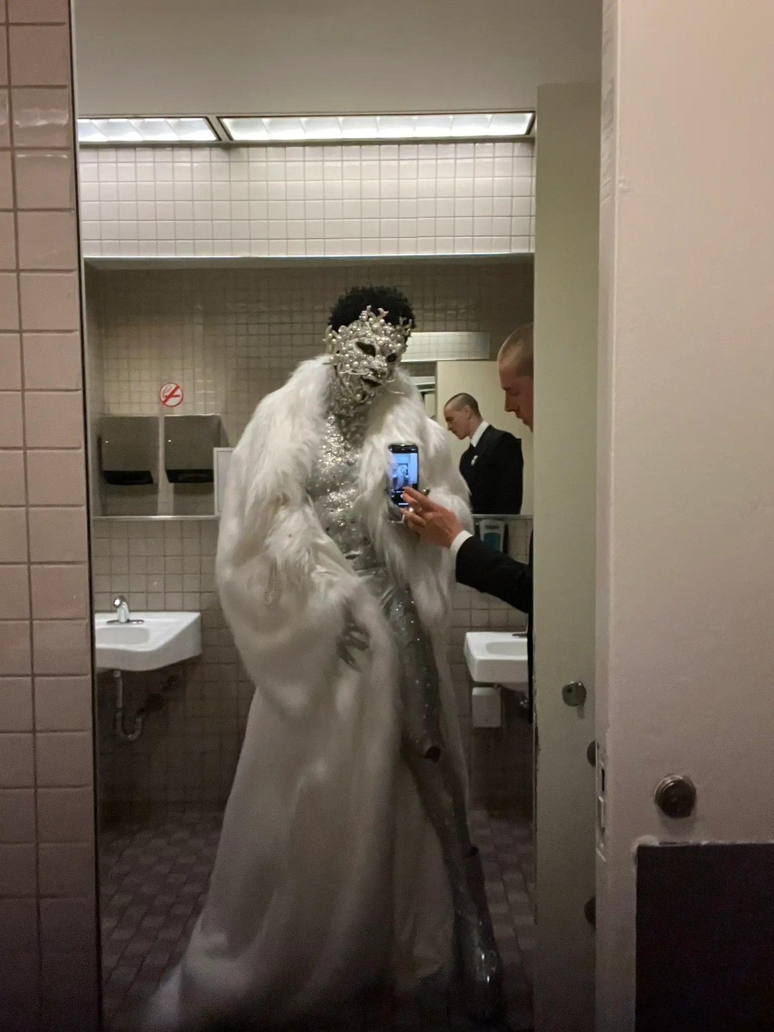 Lil Nas X at the Met Gala last night.