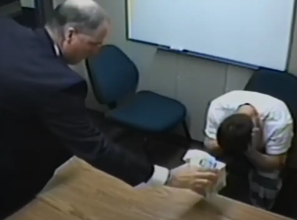 Aaron Quinn was interrogated by police after Denise's kidnapping.