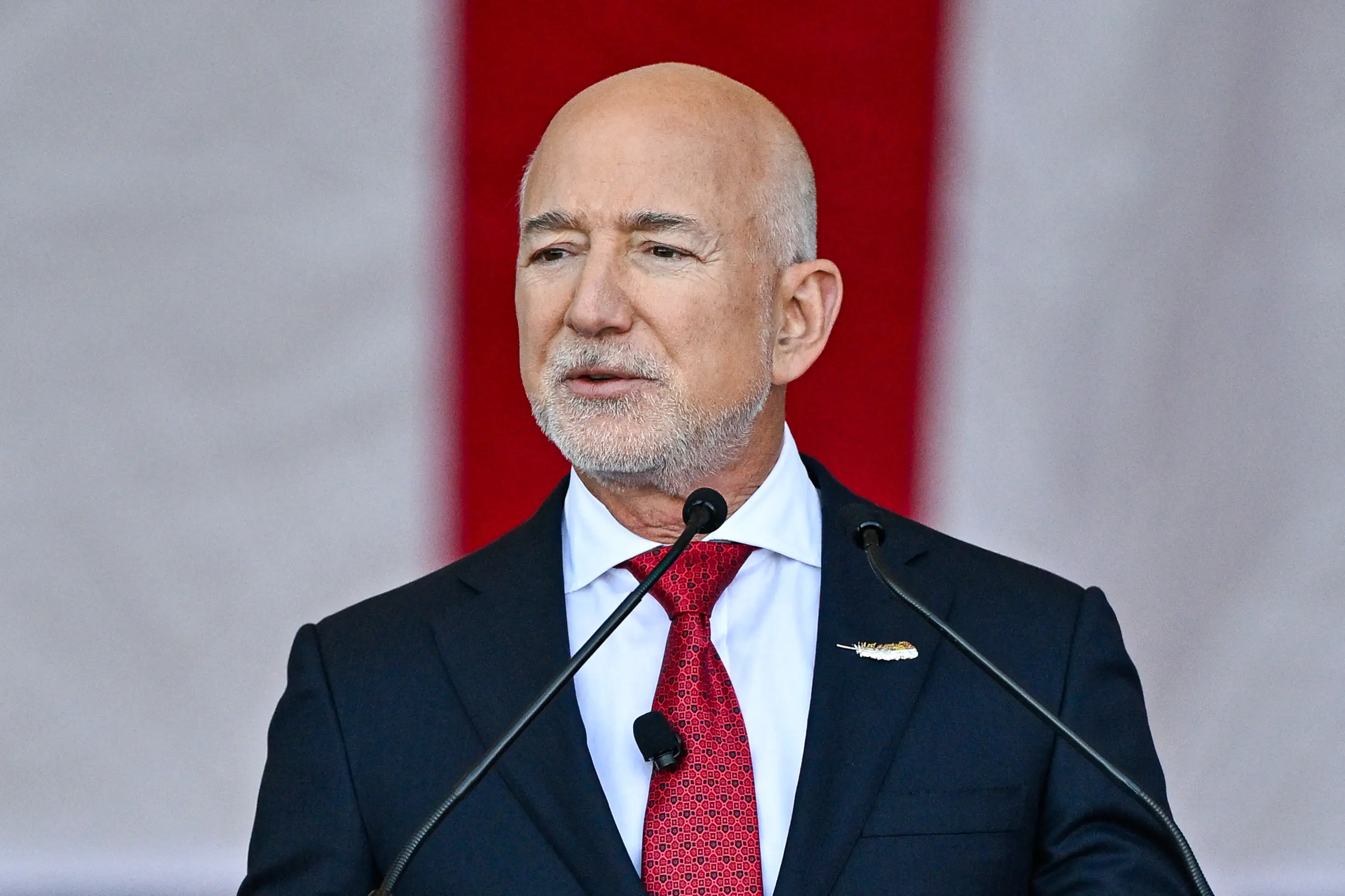 Jeff Bezos has previously discussed his vision for the future (Miguel J. Rodriguez Carrillo/AFP via Getty Images)