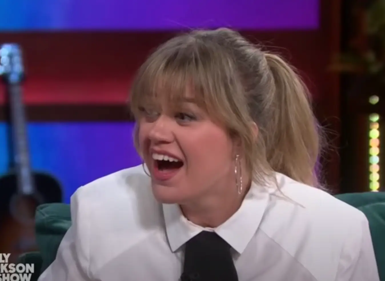 Clarkson's shower etiquette has received a mixed reaction online.