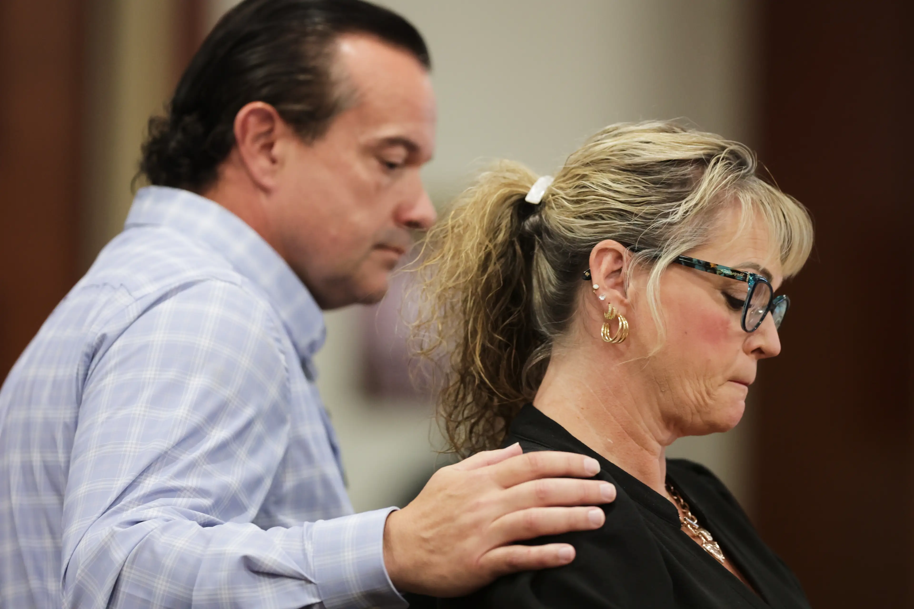 Kaylee's parents Steve and Kristi Goncalves spoke at Kohberger's sentencing hearing (Kyle Green-Pool/Getty Images)