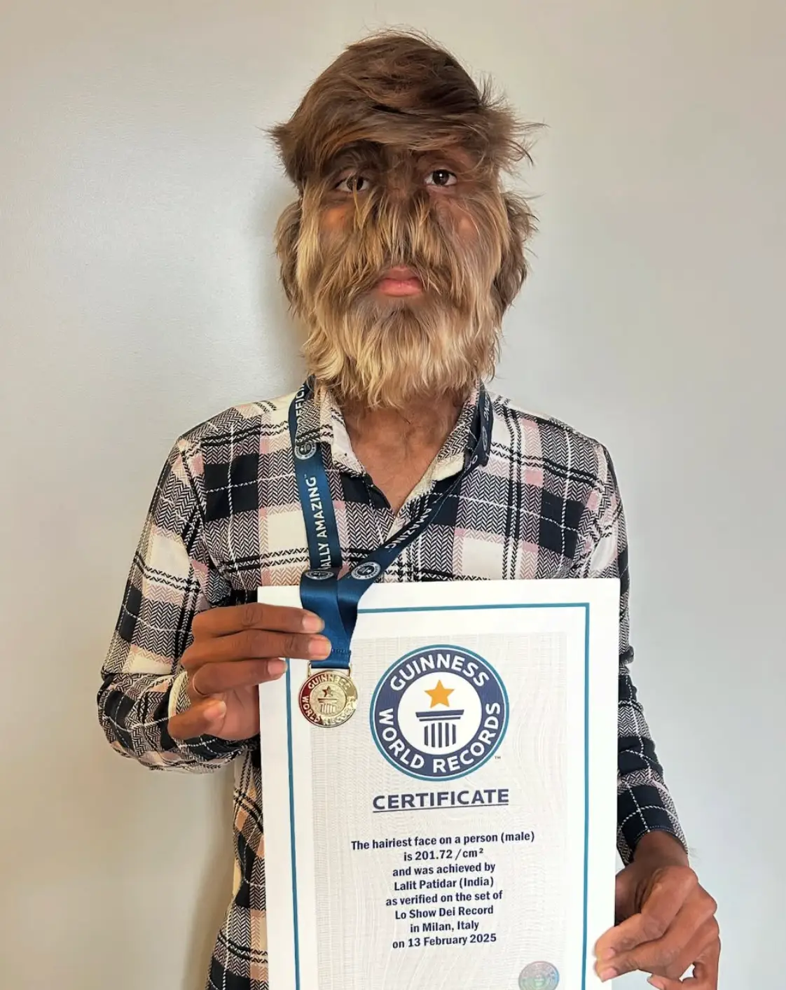 Lalit is now a Guinness World Record holder (@lalitpatidar520/Instagram)
