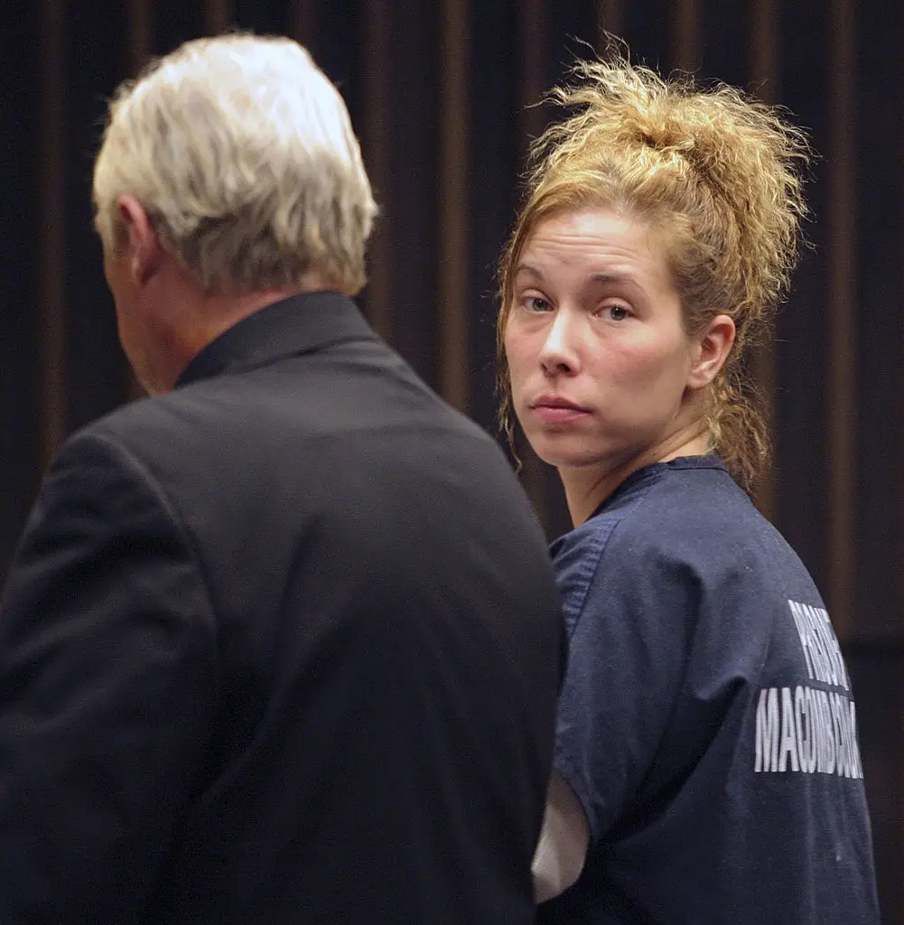 Kim Mathers in court in 2004 (Bill Pugliano/Getty Images)