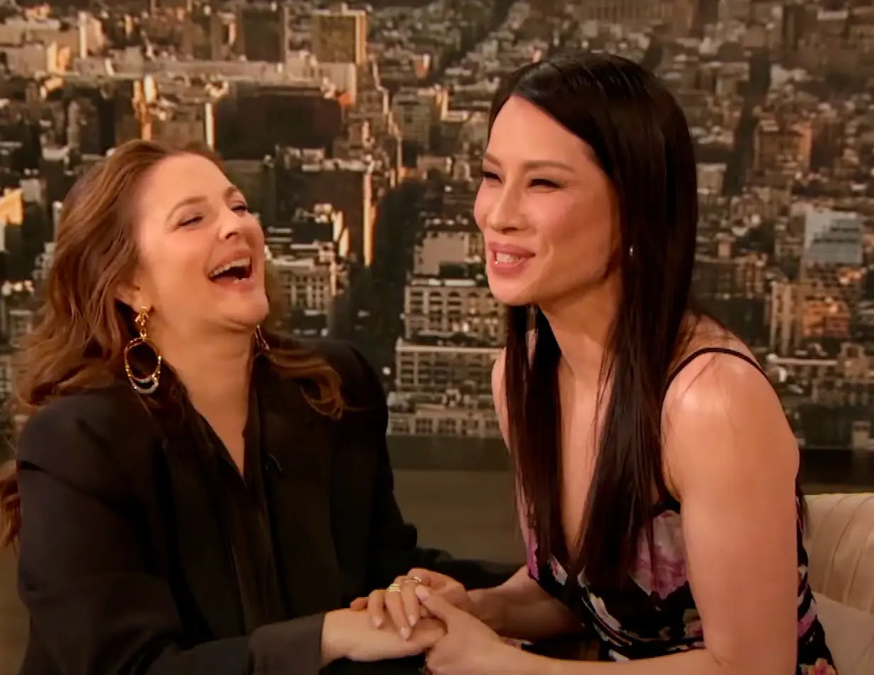 Lucy Liu sat down with her former co-star on The Drew Barrymore Show (CBS) 