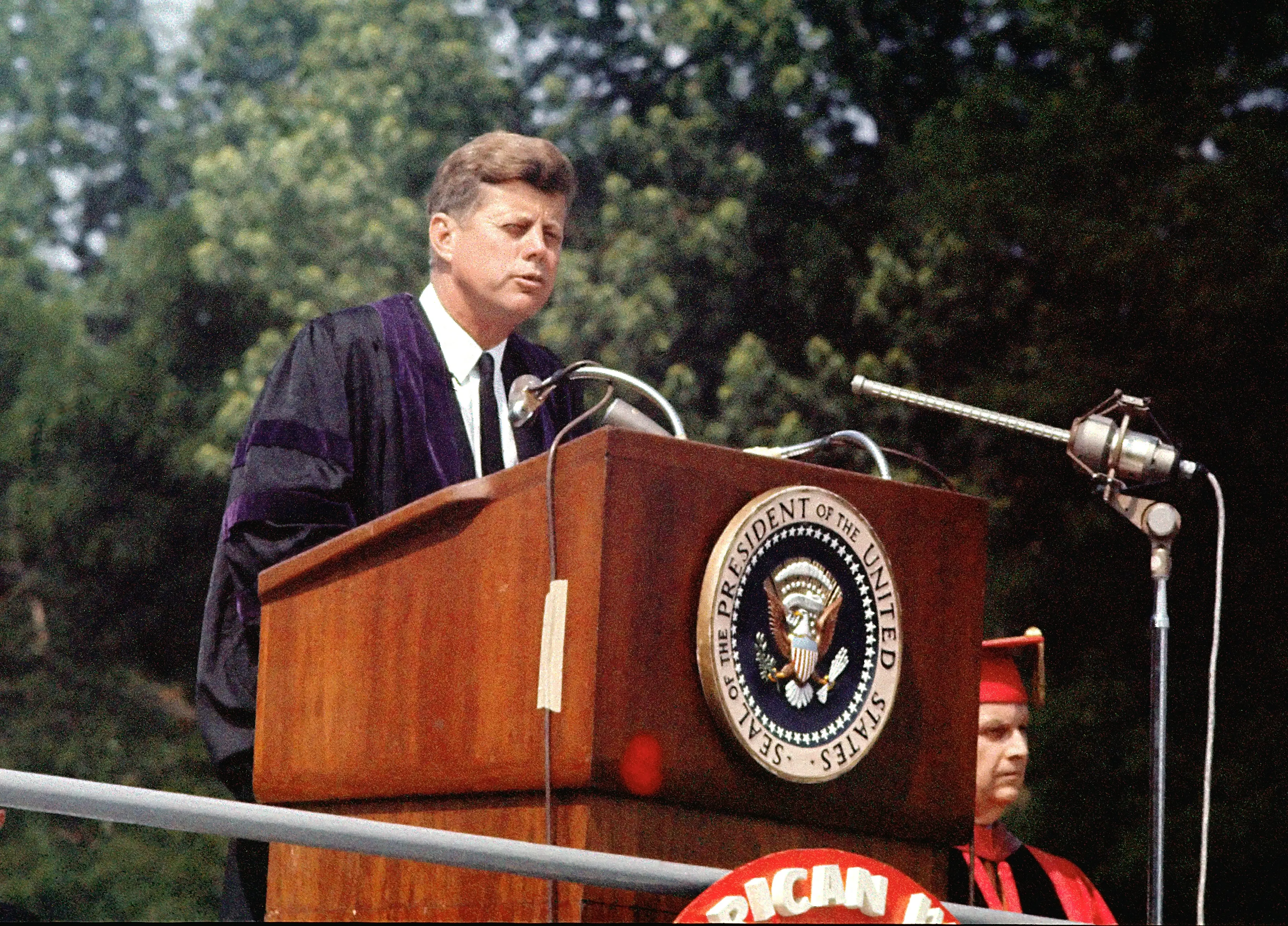 US President John F Kennedy was killed in 1963 (Arnie Sachs/CNP/Getty Images)