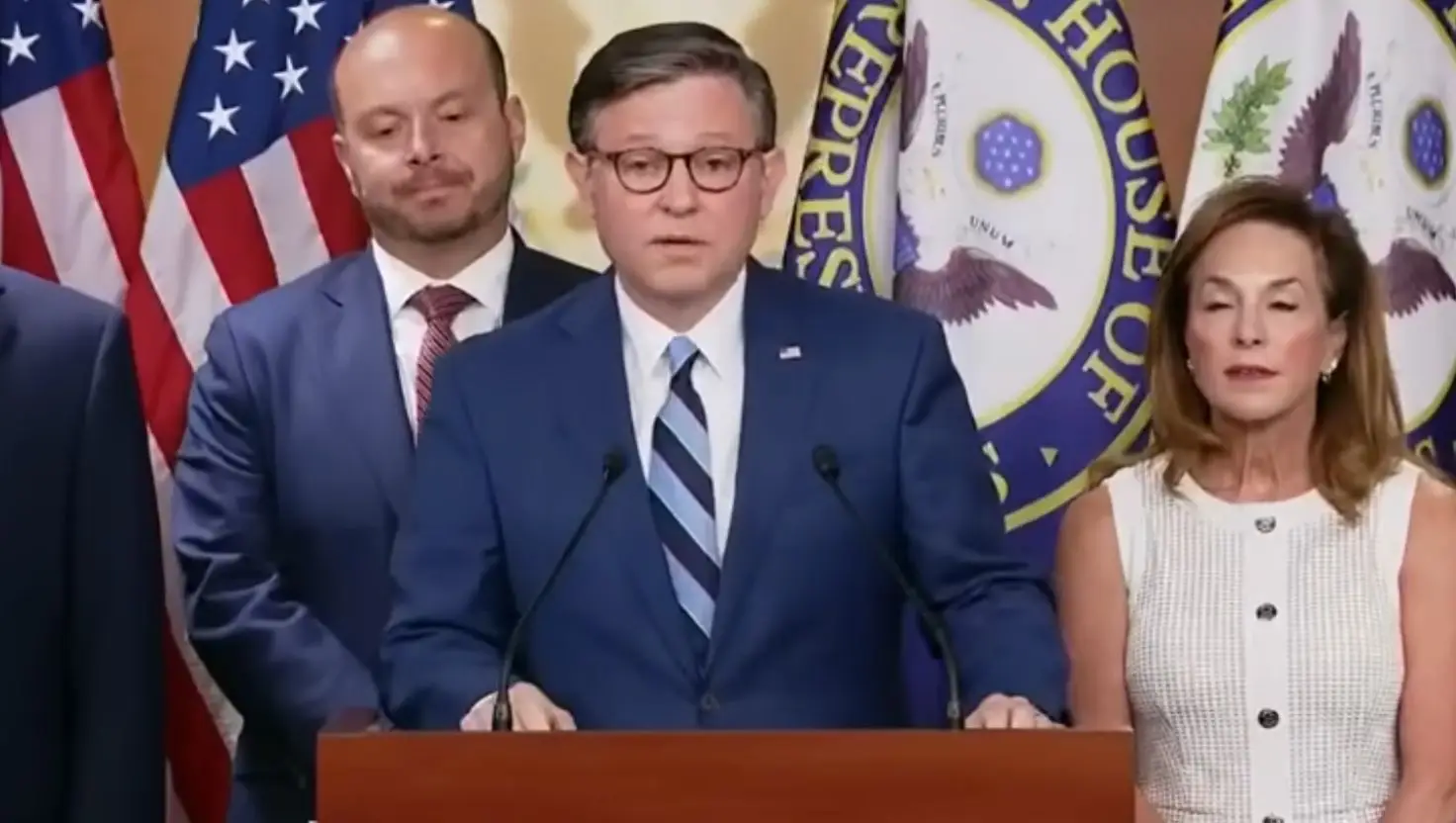 House Speaker Mike Johnson condemned the nationwide marches (Fox News/YouTube)