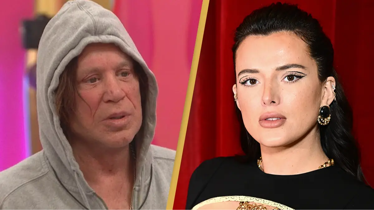 Mickey Rourke speaks out on Bella Thorne claims after she alleged he injured her genitalia while filming on movie set