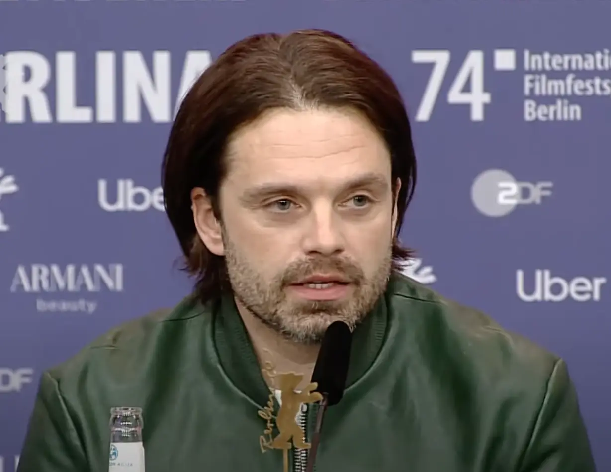 Sebastian Stan called out the reporter.