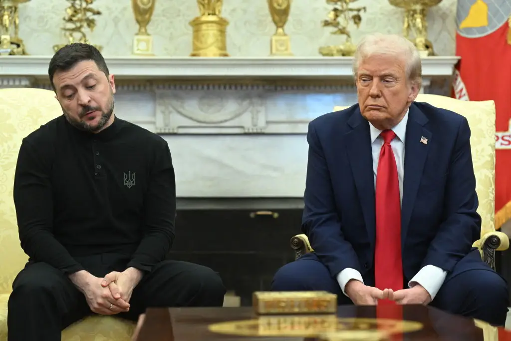 Zelenskyy and Trump's meeting didn't go very well (SAUL LOEB/AFP via Getty Images)
