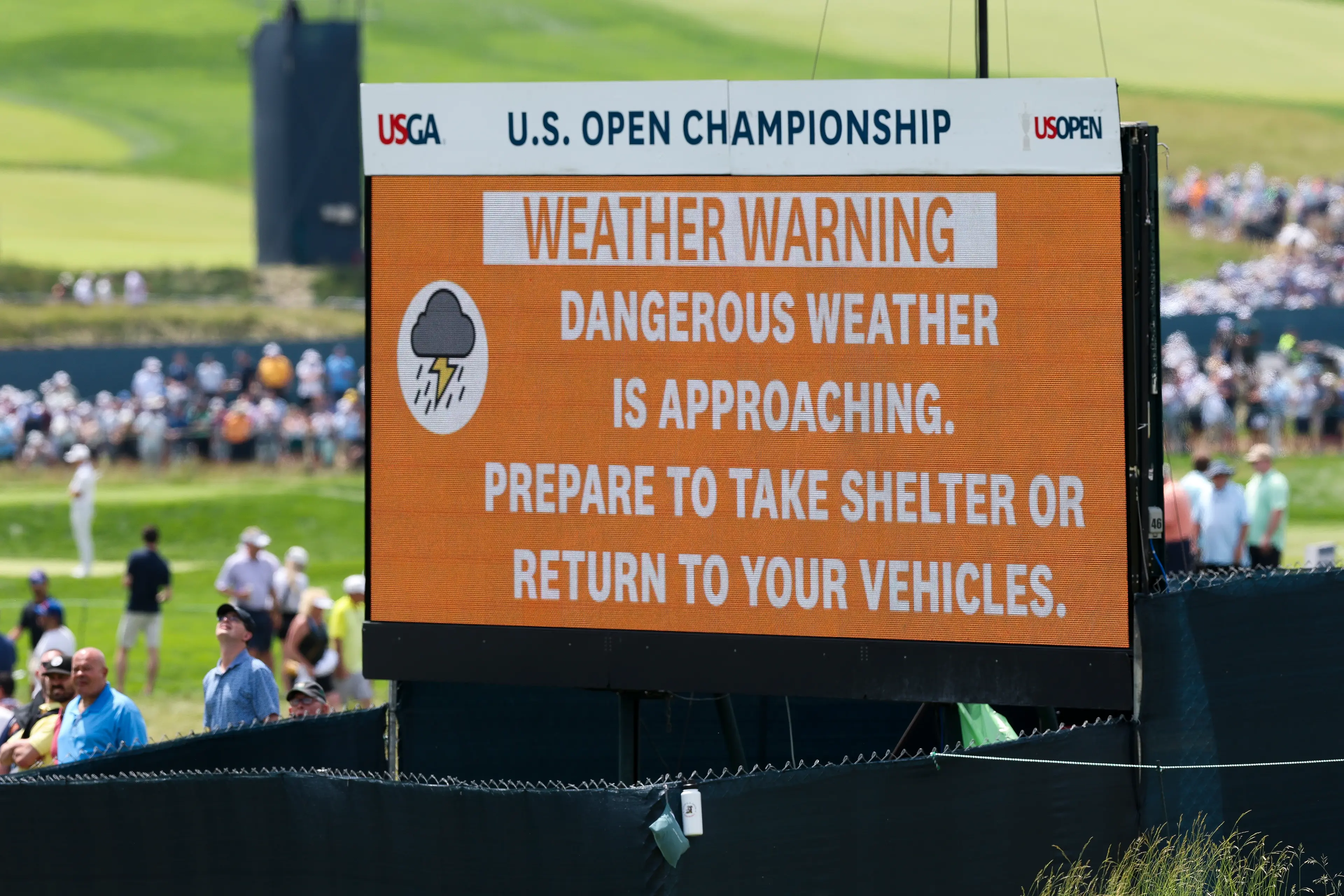 People in some areas have been urged to stay inside (Patrick Smith/Getty Images)