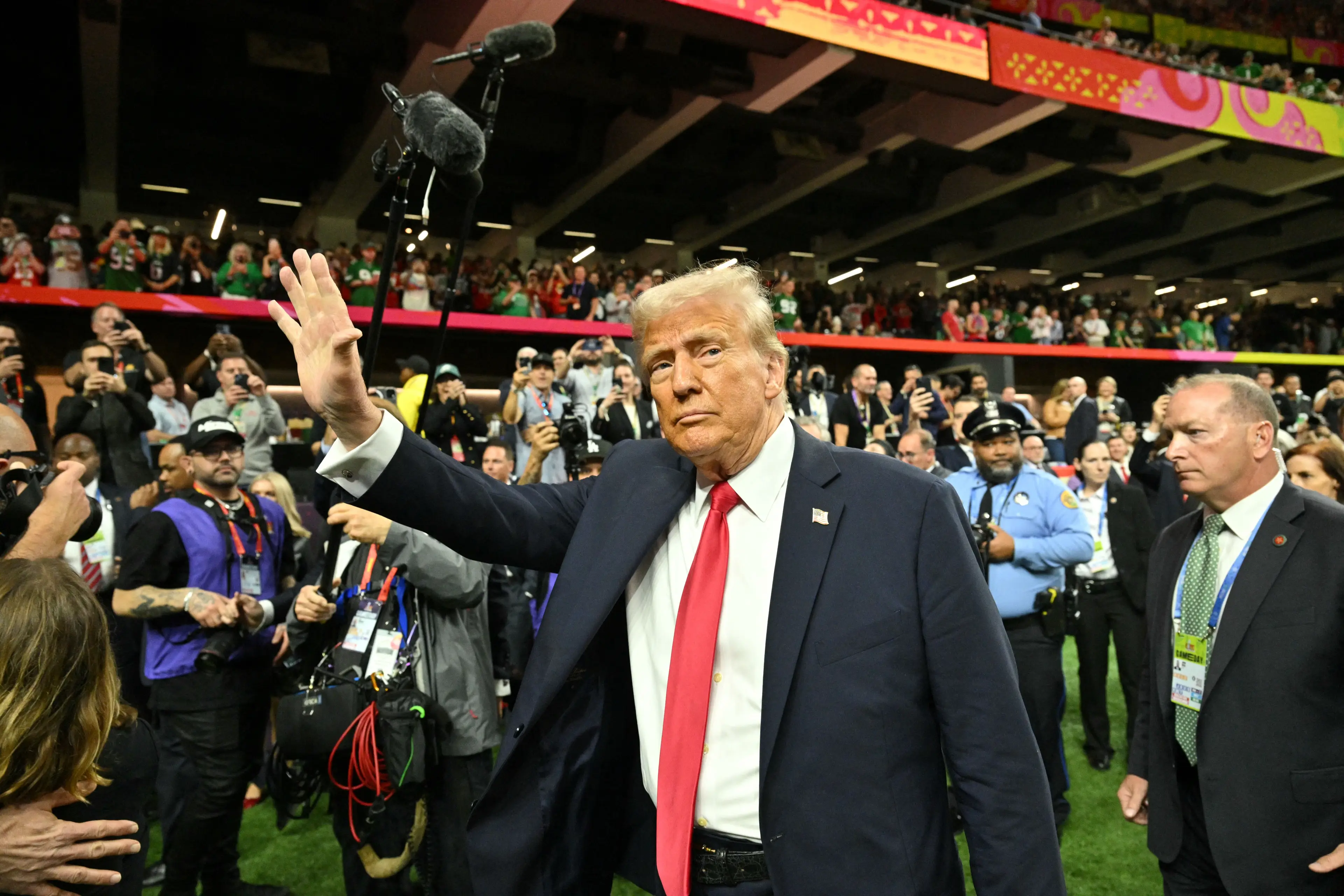 Donald Trump previously revealed why he wouldn't be attending this year's Super Bowl (ROBERTO SCHMIDT/AFP via Getty Images)
