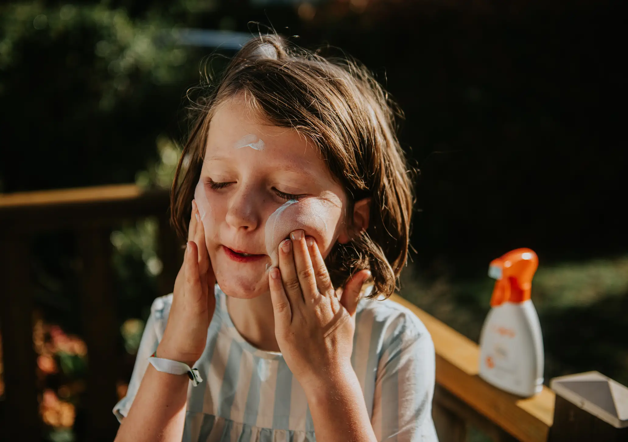 Centers for Disease Control and Prevention advises Americans to seek shade whenever possible, cover up with clothing, and use a broad spectrum sunscreen with an SPF of 30 or higher, reapplying every two hours (Getty stock image)