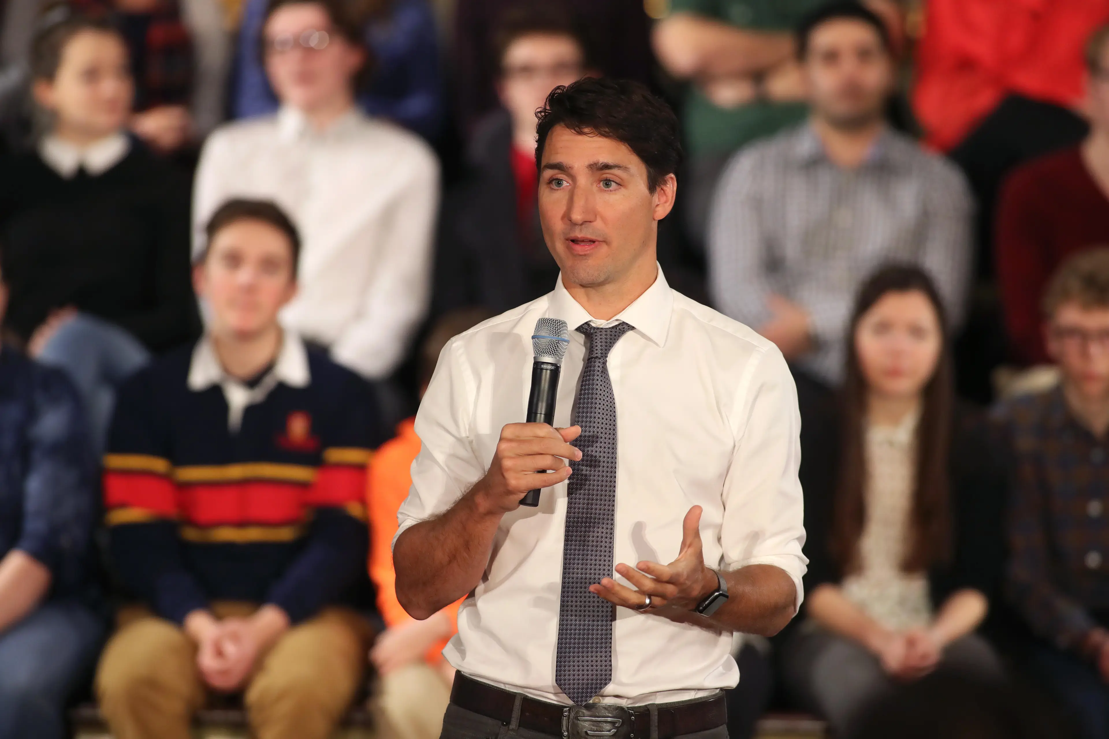 Justin Trudeau has stressed Canada's ongoing support for Ukraine.